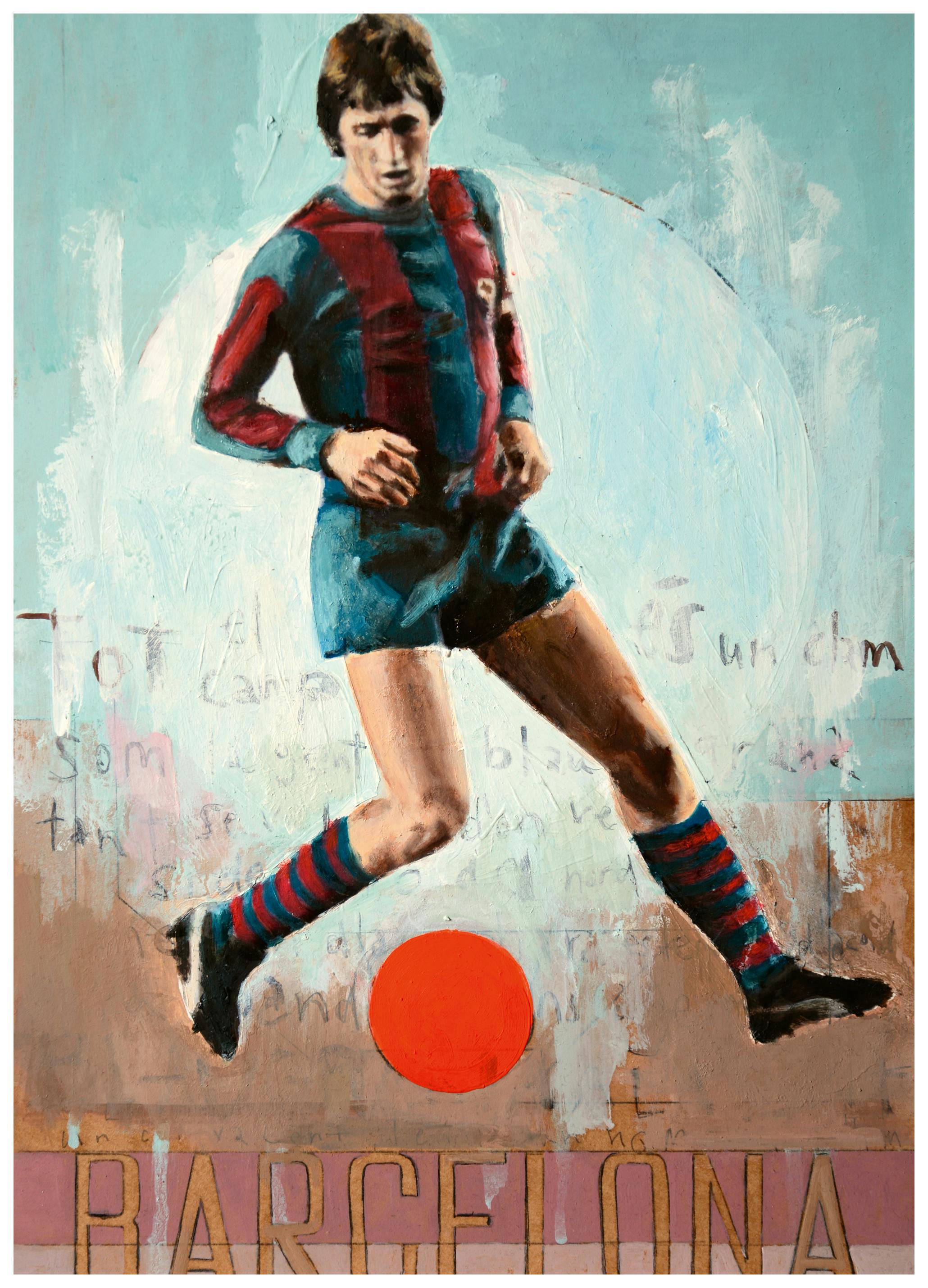 David Diehl - Vintage Soccer Strike Plakat (70x100 cm) - Poster Store