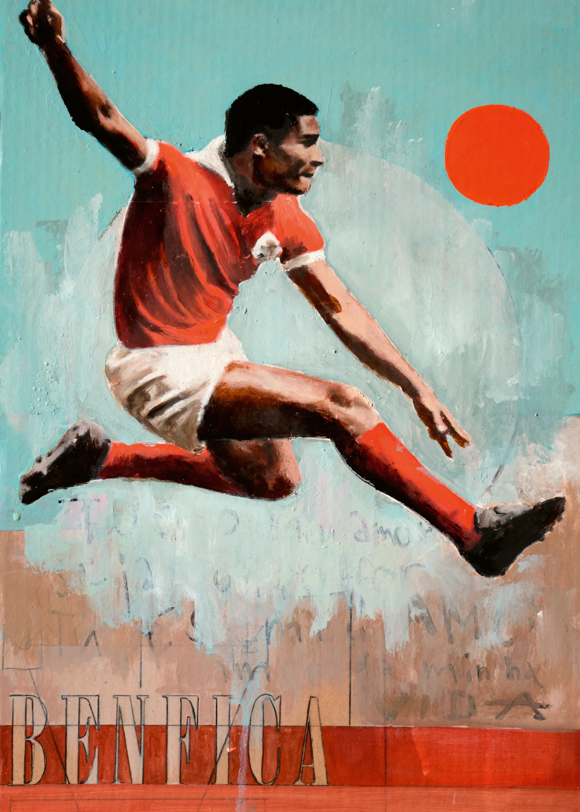 David Diehl - Leaping Soccer Player Poster 0
