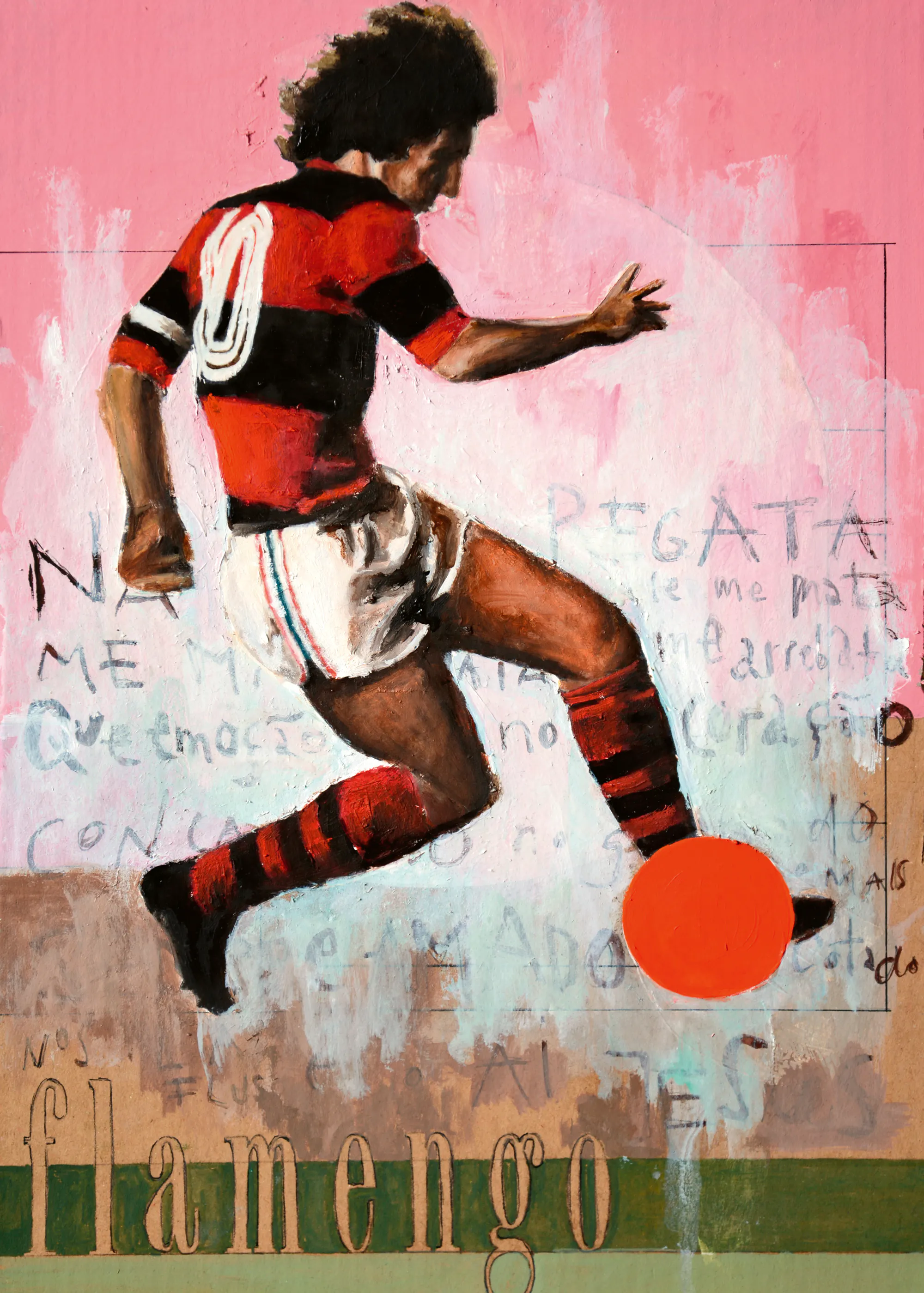 David Diehl - Vintage Football Action Poster 0
