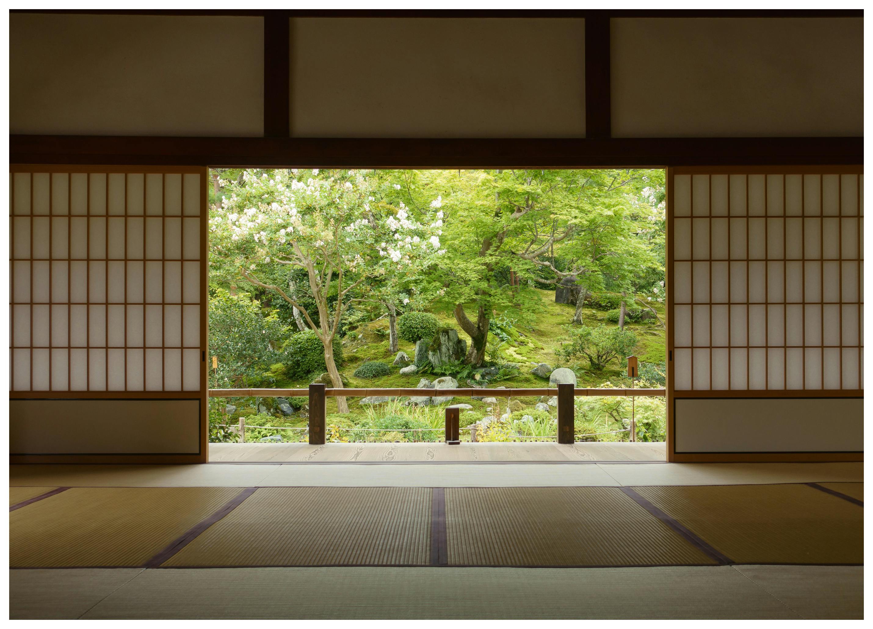Yumian Deng - Zen Garden View Poster (70x100 cm) - Poster Store