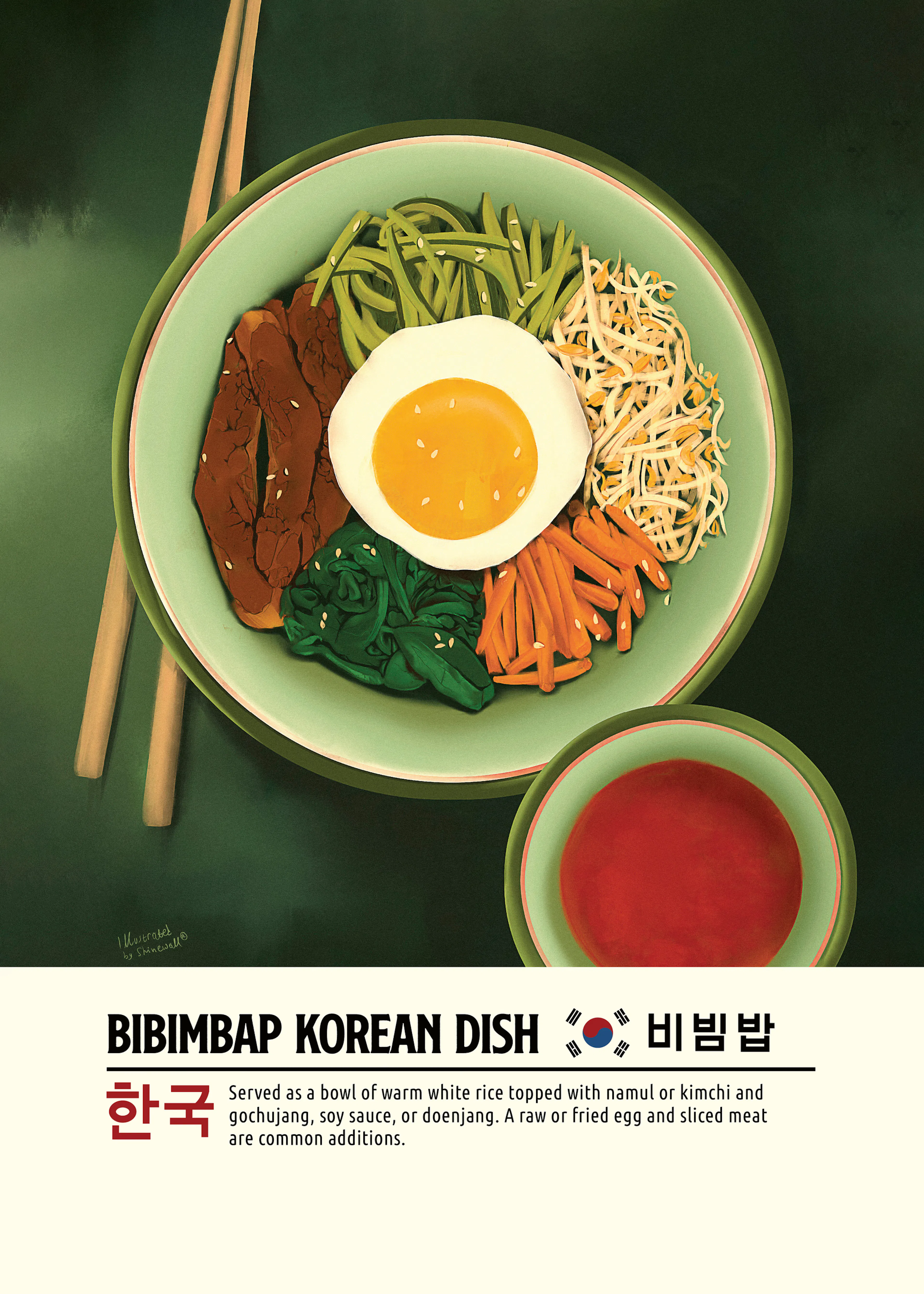 Dion Gem - Classic Korean Bibimbap Poster 0