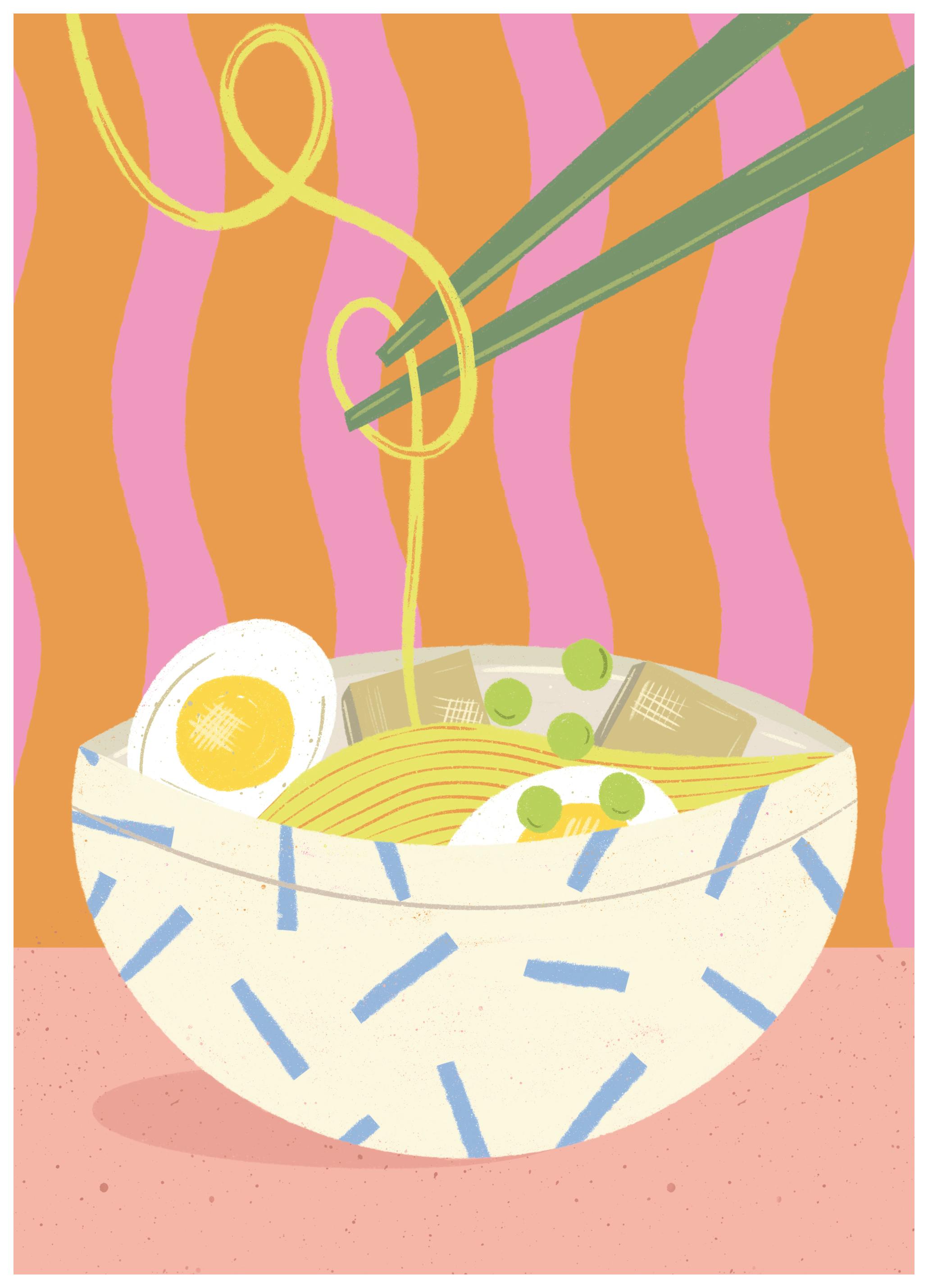 Melissa Donne - Ramen Affiche (70x100 cm) - Poster Store