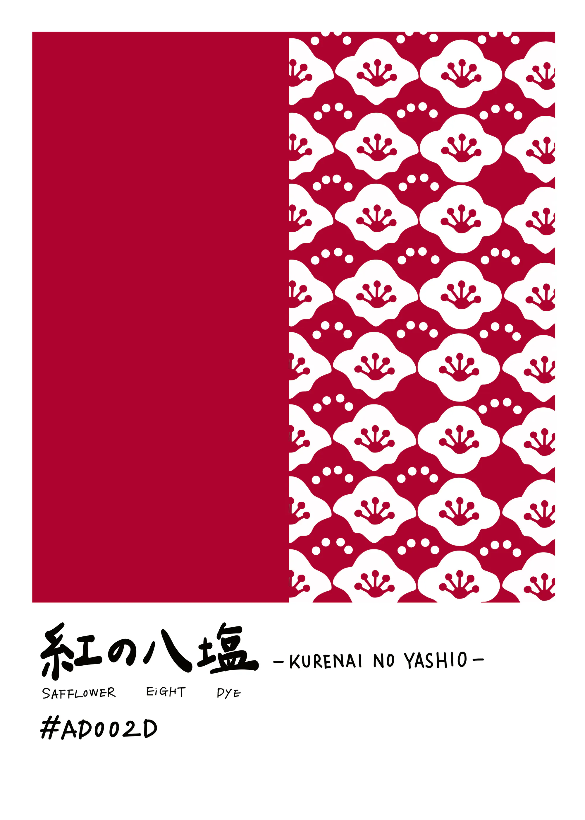 Rio Soléy - Red Japanese Blossom Pattern Poster 0