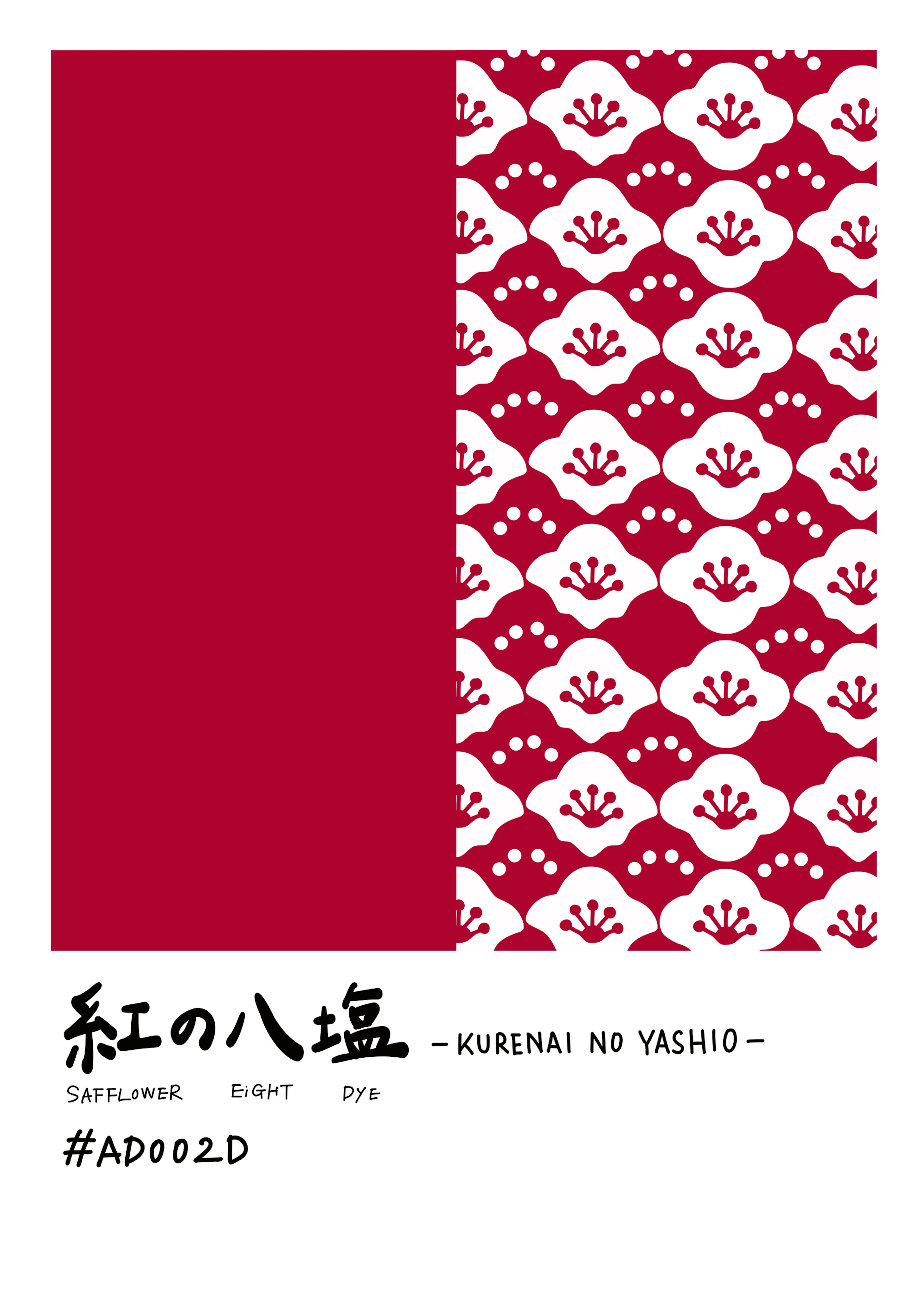 Rio Soléy - Red Japanese Blossom Pattern Poster 0