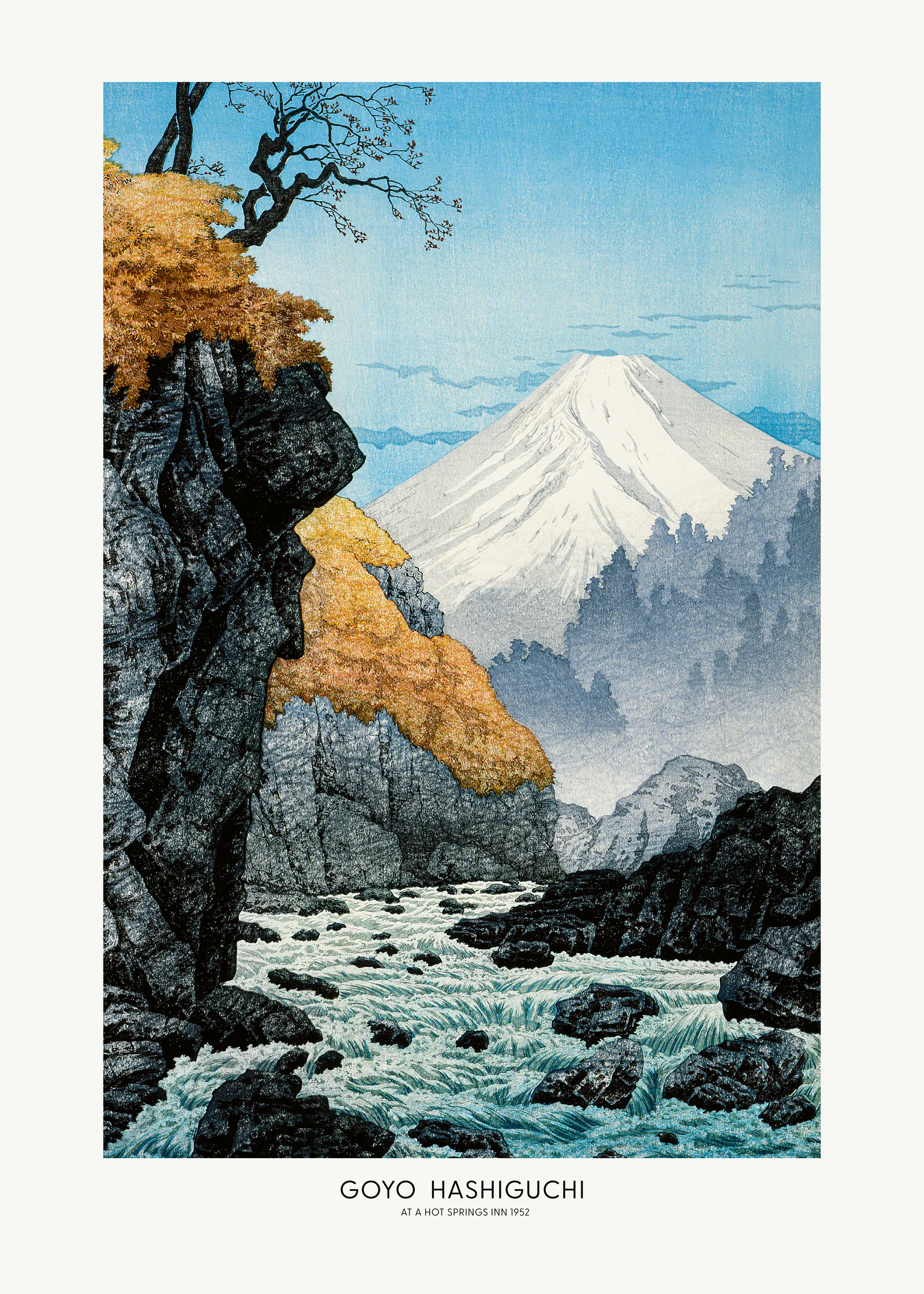 Goyo Hashiguchi - At a Hot Springs Inn Poster 0