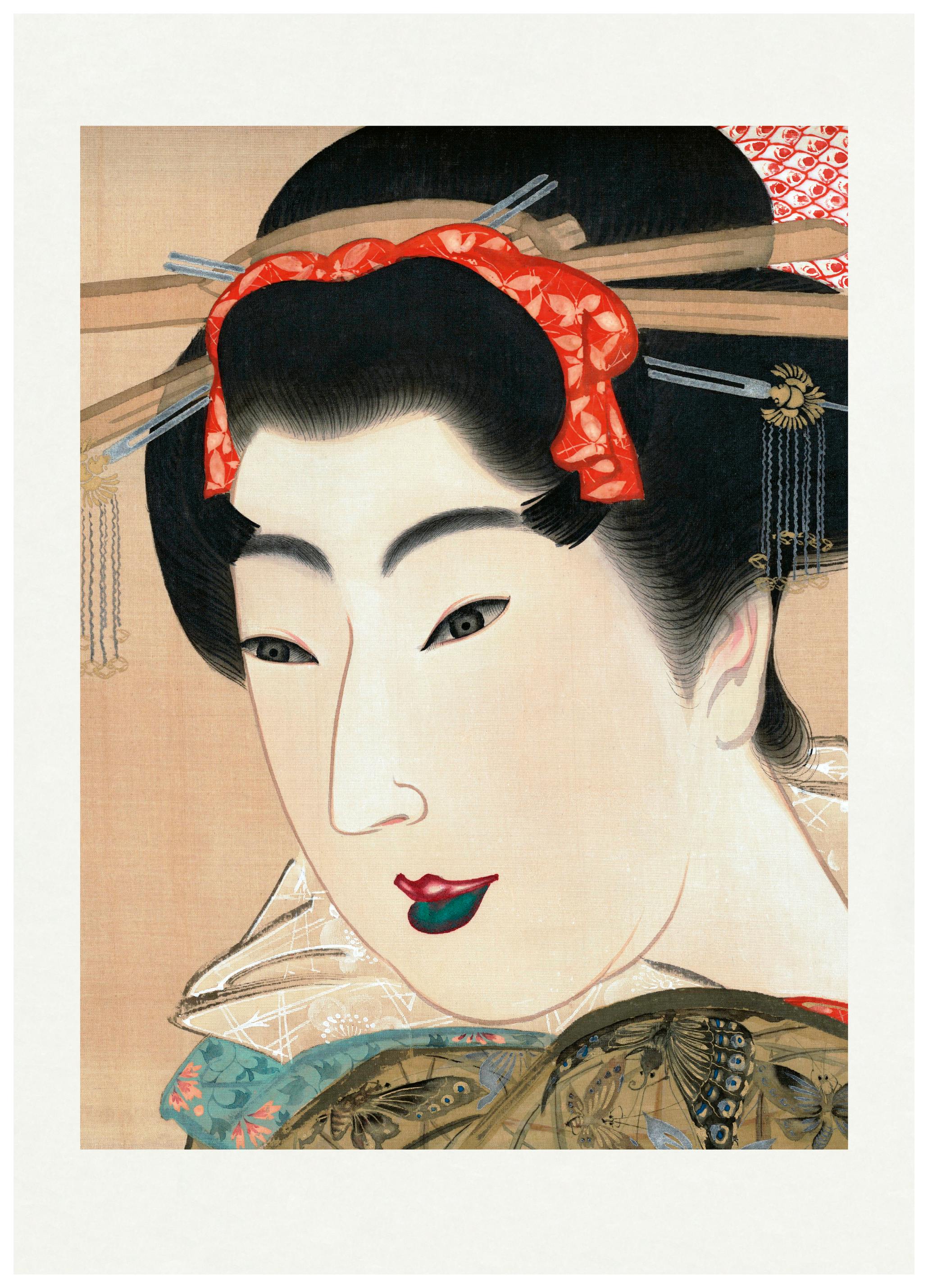 Mihata Joryu - Japanese Geisha Poster (70x100 cm) - Poster Store