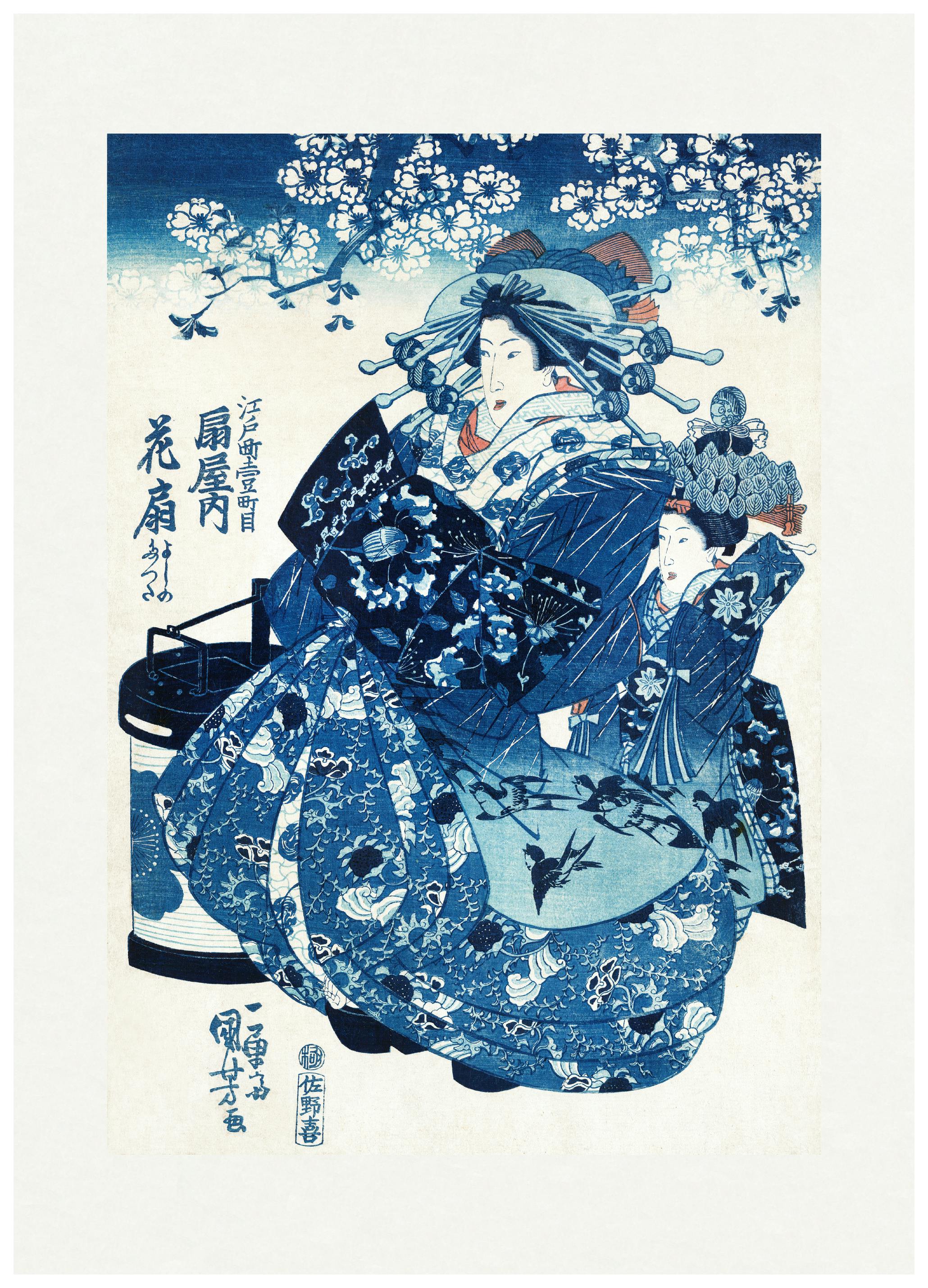 Utagawa Kuniyoshi - Japanese Woman Poster (70x100 cm) - Poster Store
