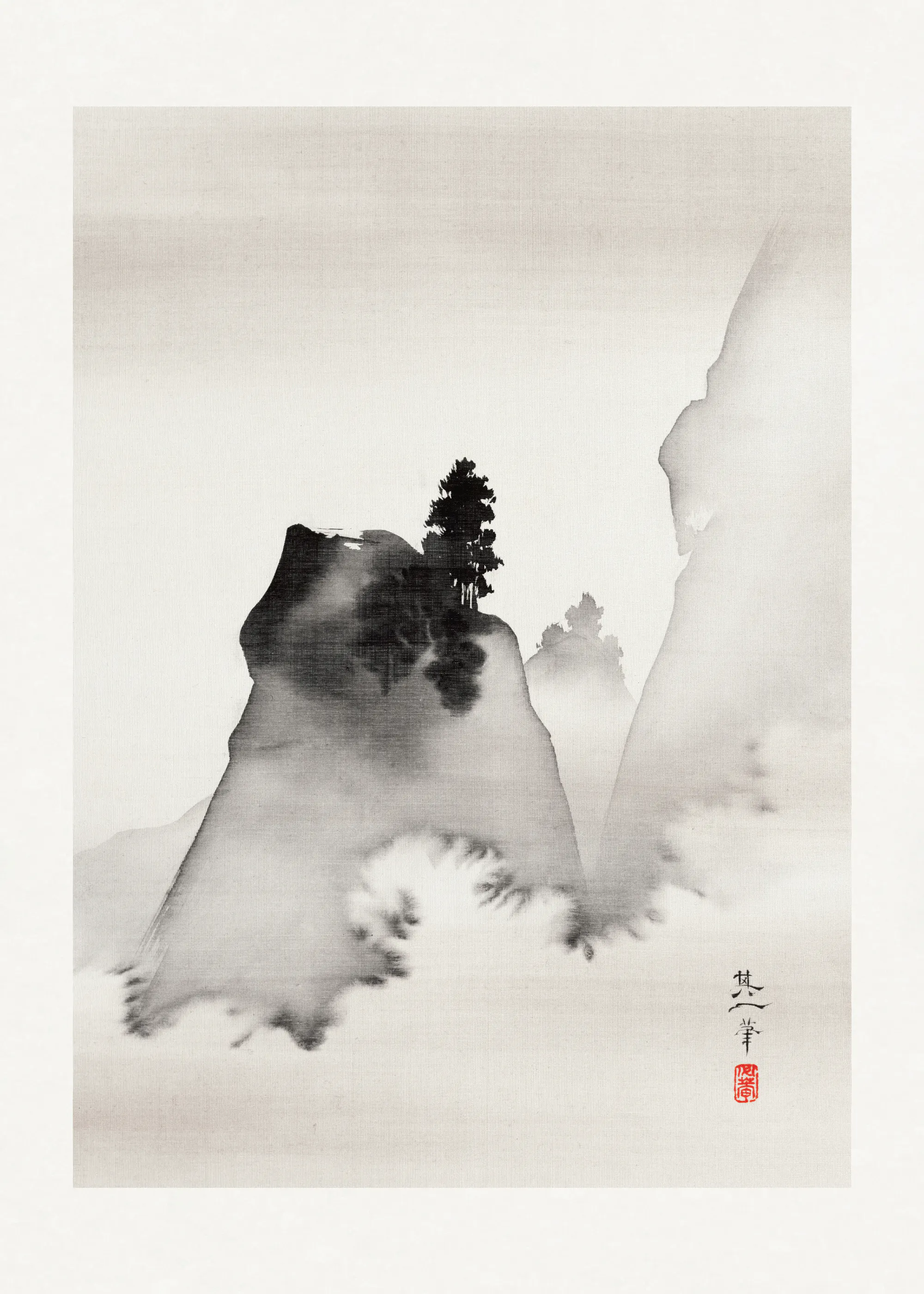 Suzuki Kiitsu - Mountains Poster 0