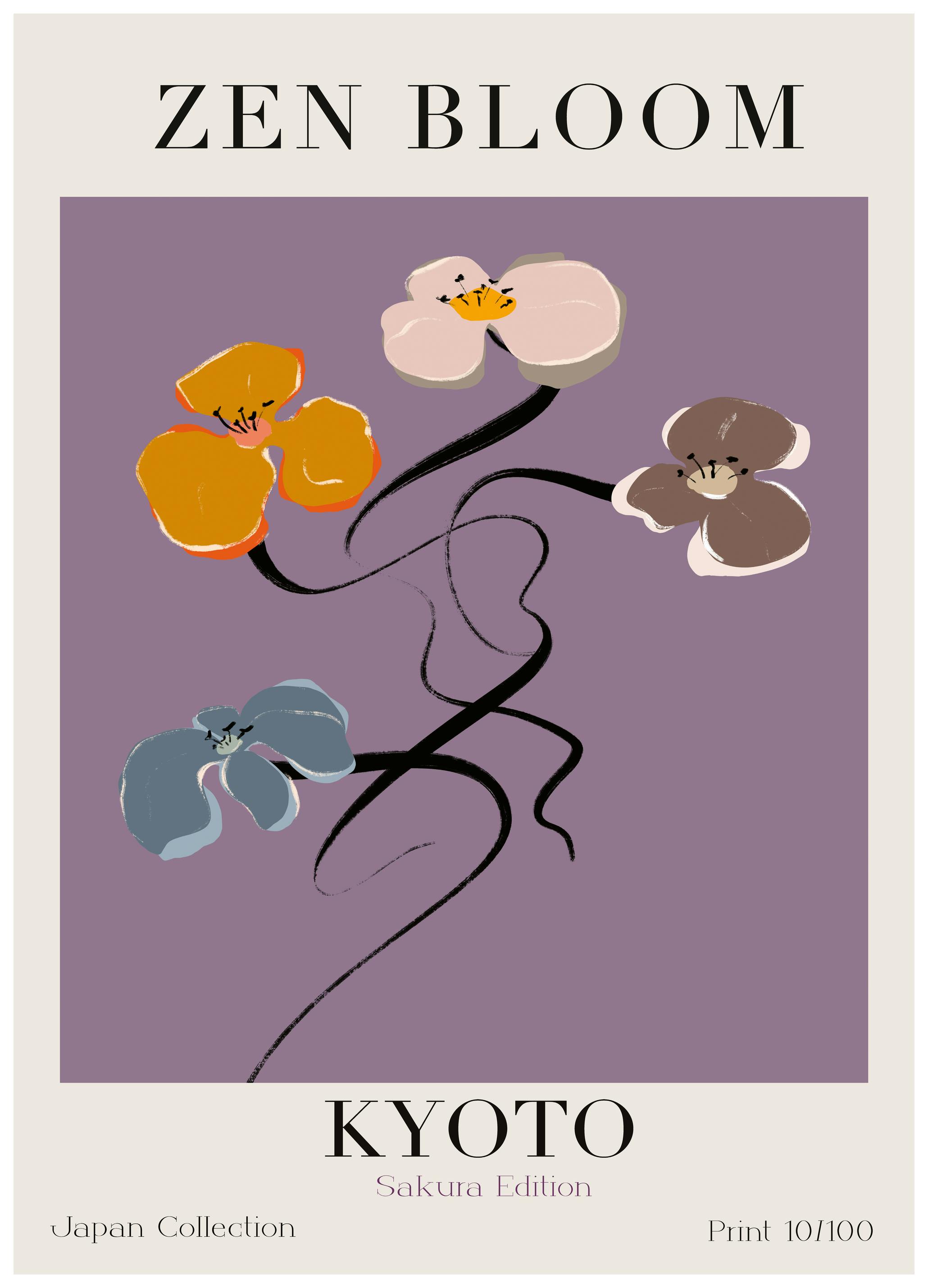 Treechild - Blooming Serenity Poster (70x100 cm) - Poster Store