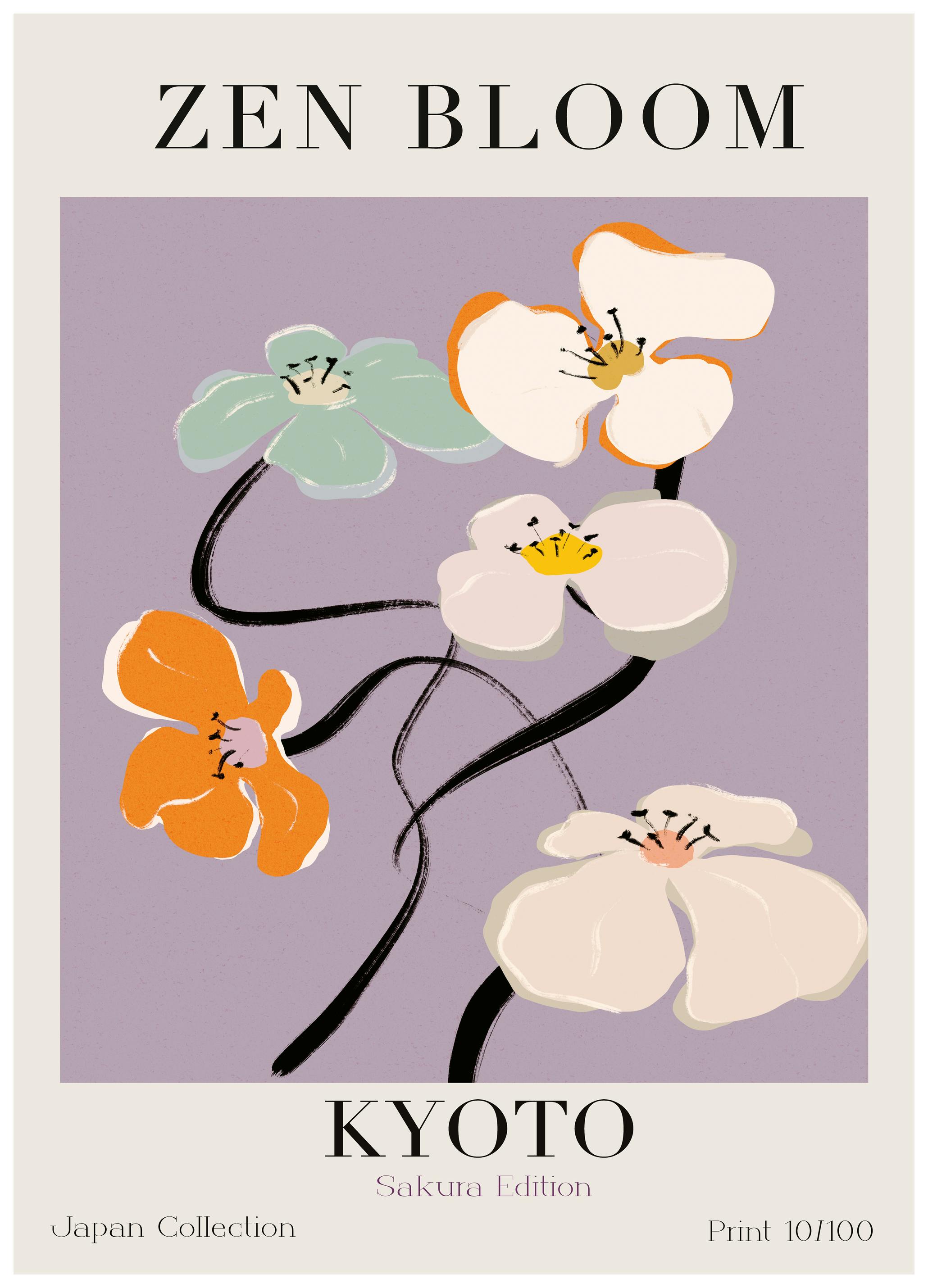 Treechild - Blossoms in Kyoto Poster (70x100 cm) - Poster Store