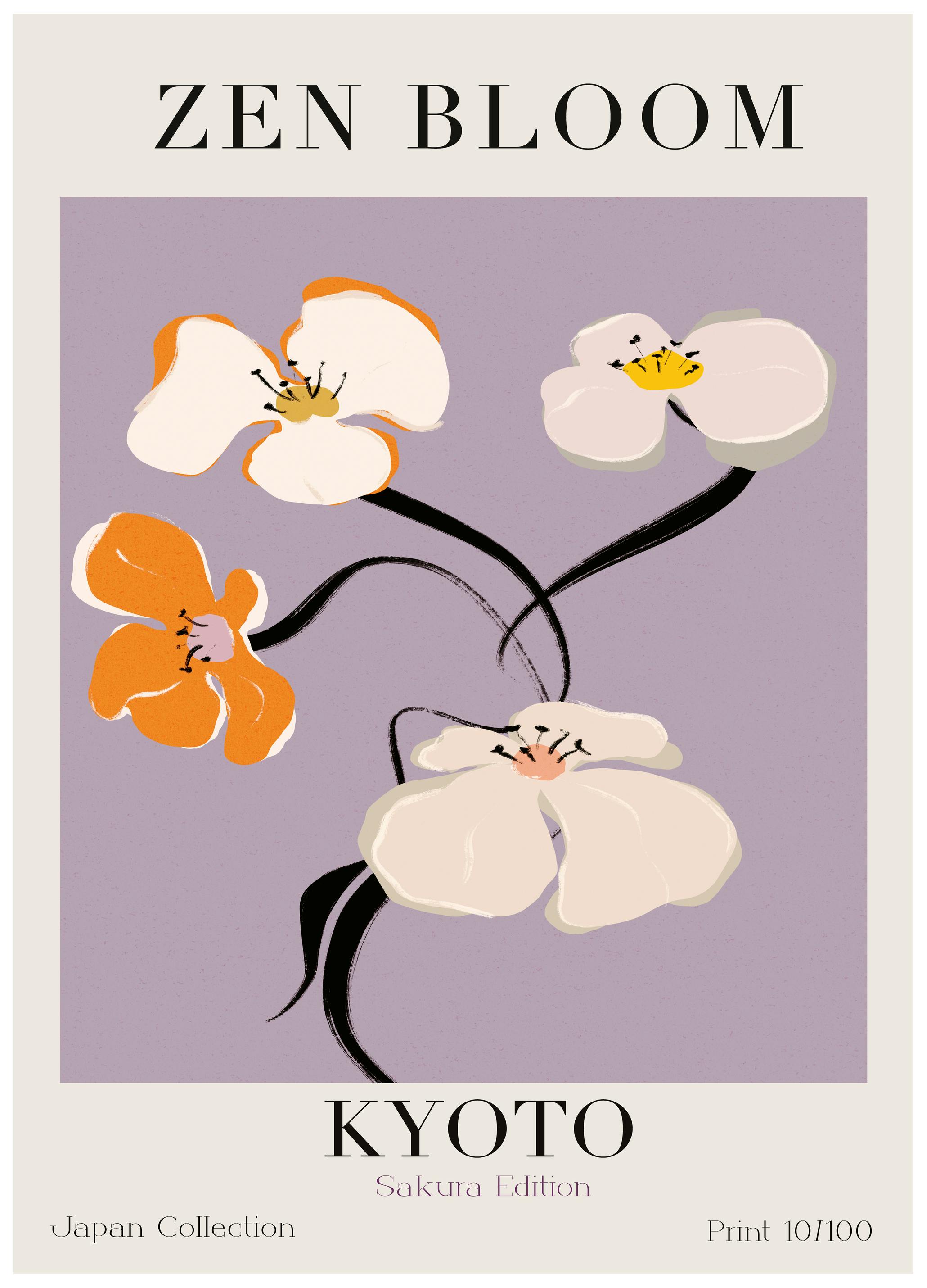Treechild - Tranquil Blossoms Poster (70x100 cm) - Poster Store