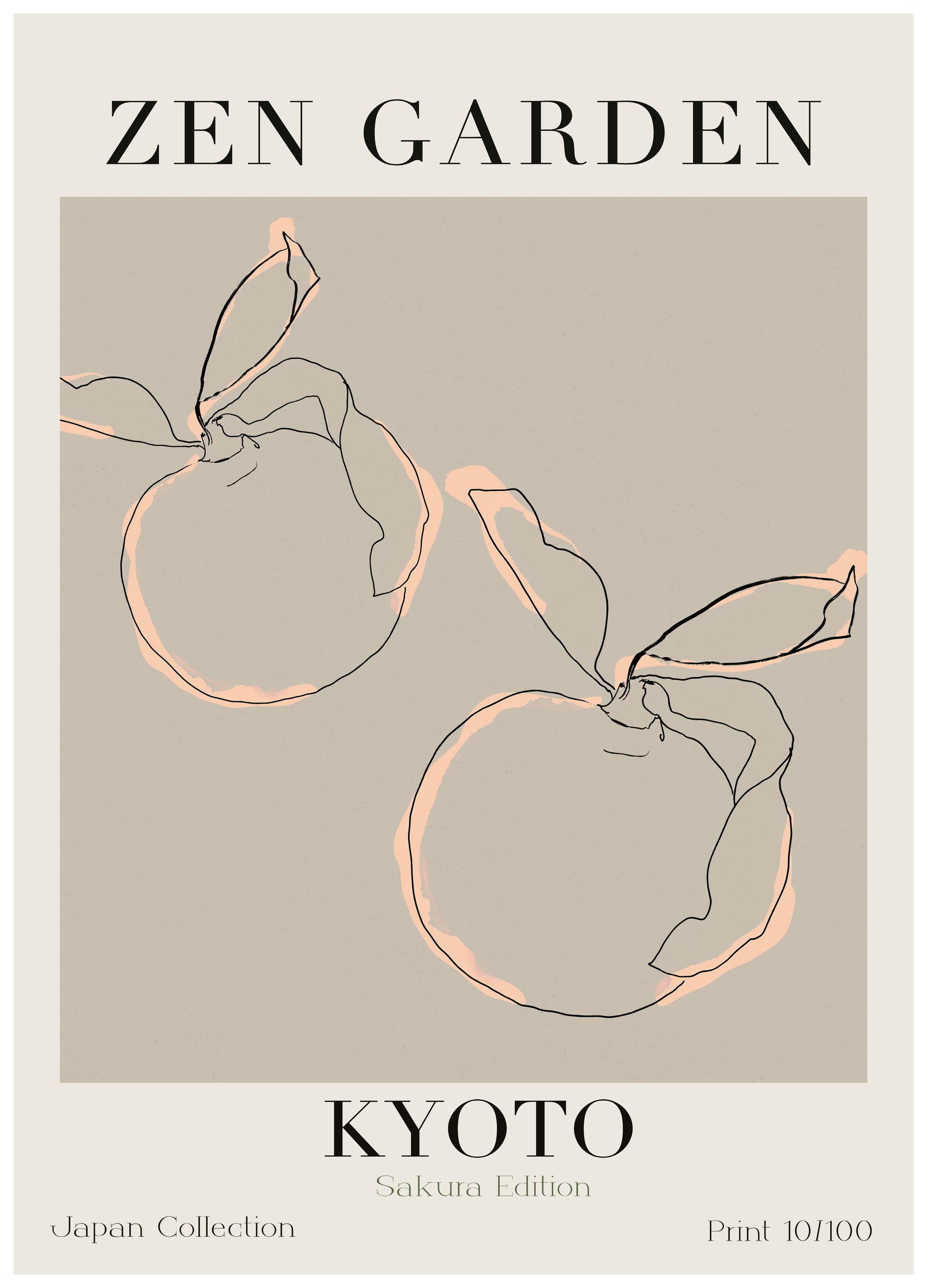 Treechild - Serene Oranges Poster (70x100 cm) - Poster Store