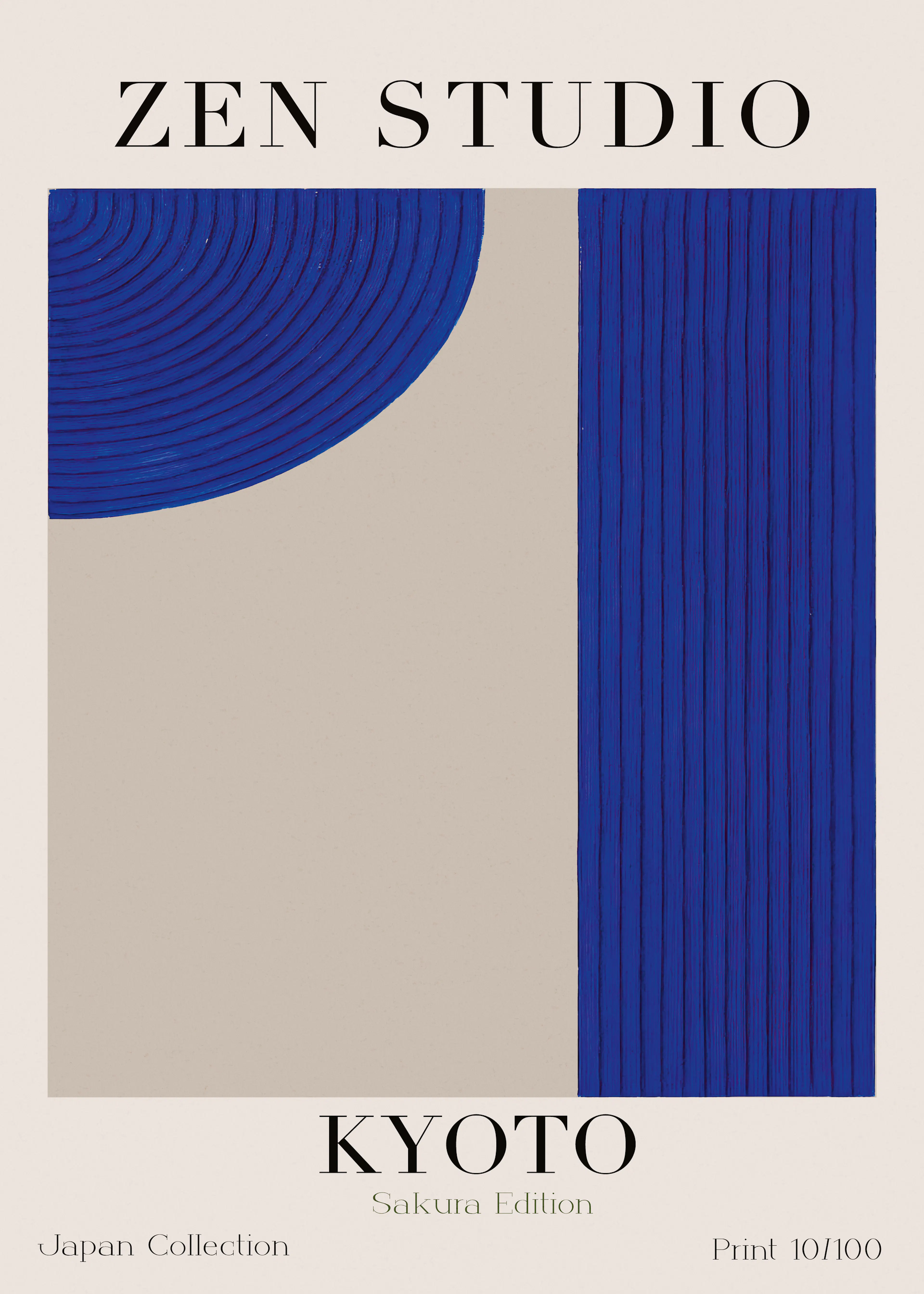 Treechild - Kyoto Blue Harmony Poster 0
