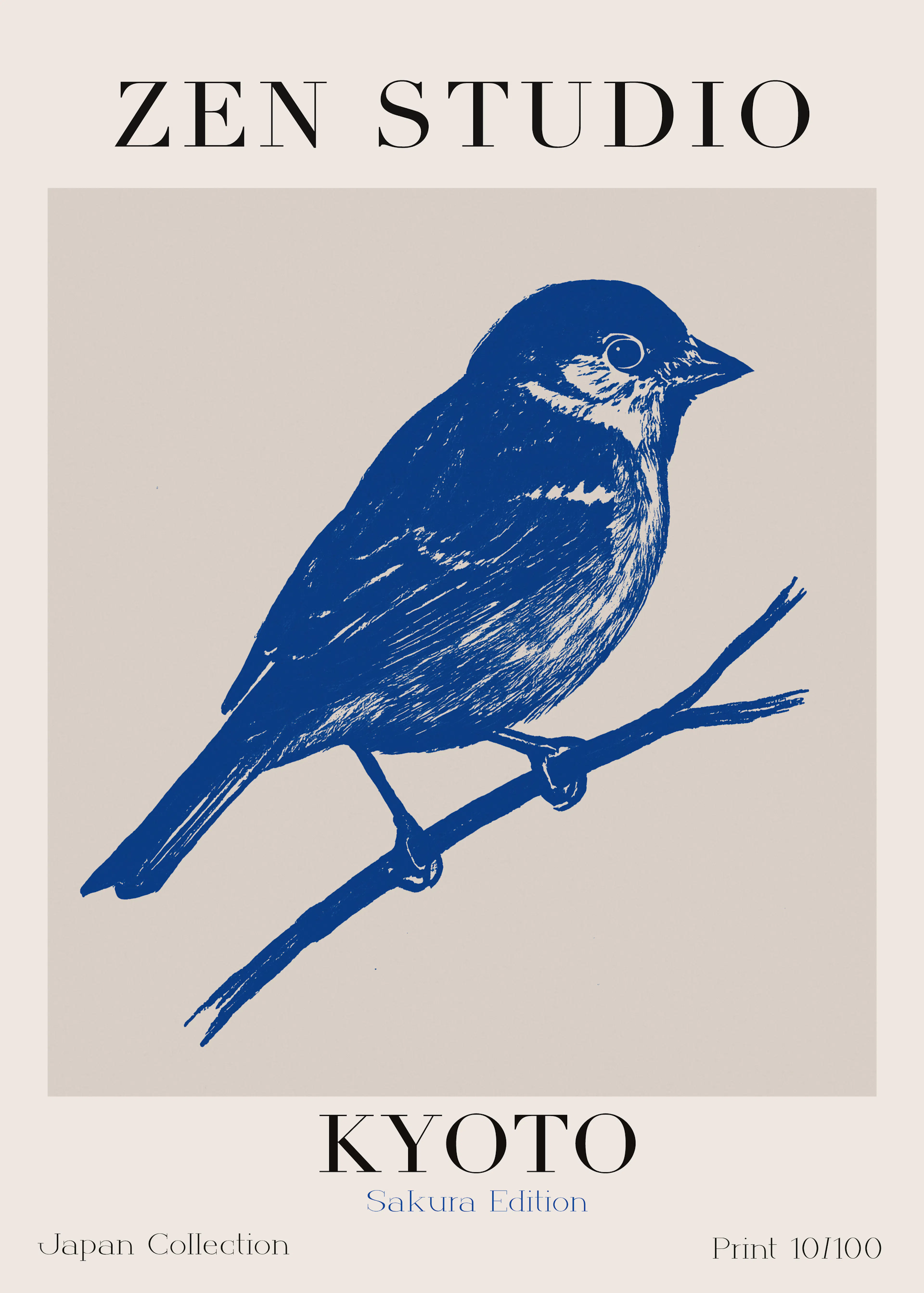 Treechild - Serene Sparrow Sketch Poster 0