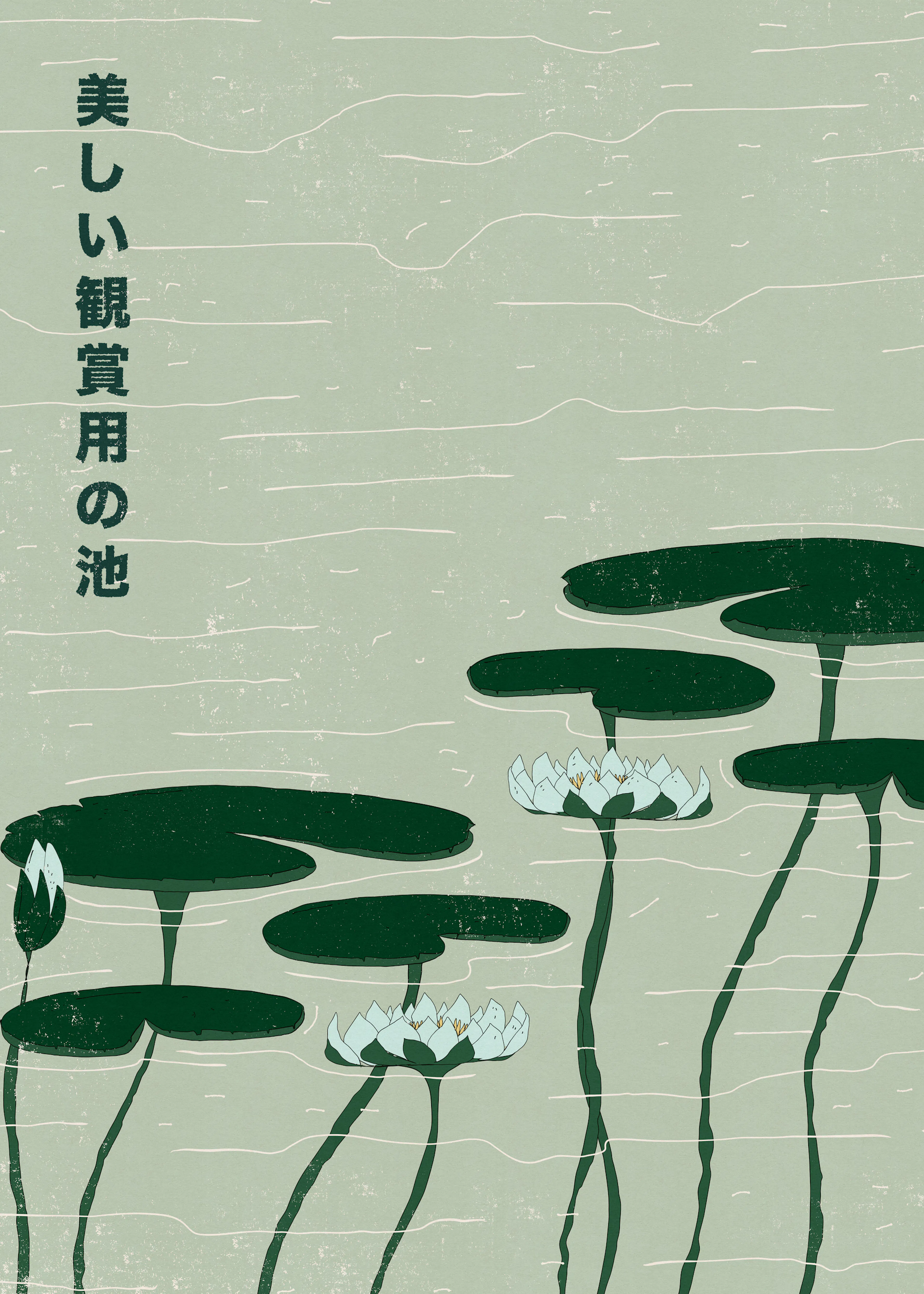 Nicholas - Japanese Water Lilies Poster 0