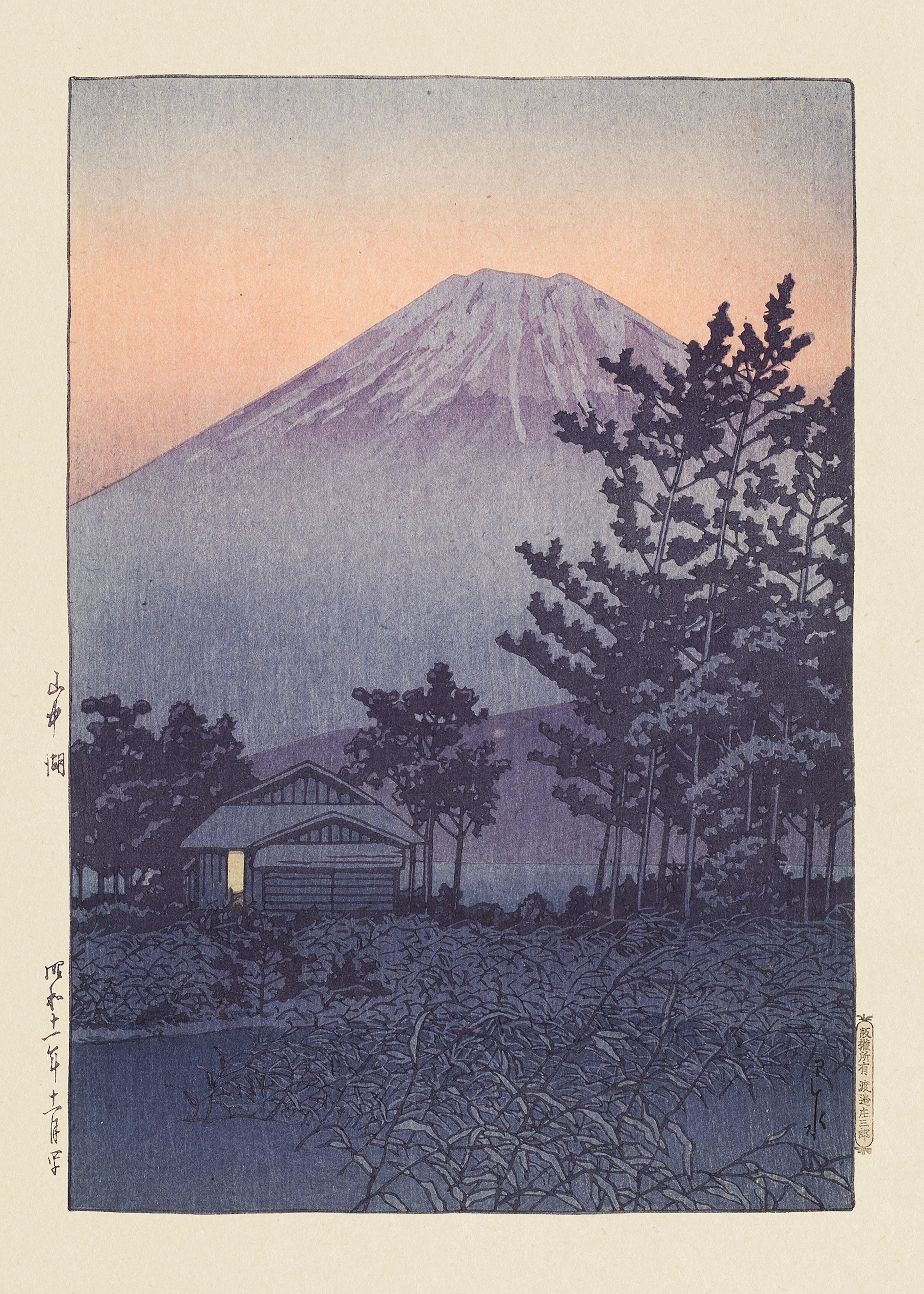 Kawase Hasui - Yamanakako Poster 0