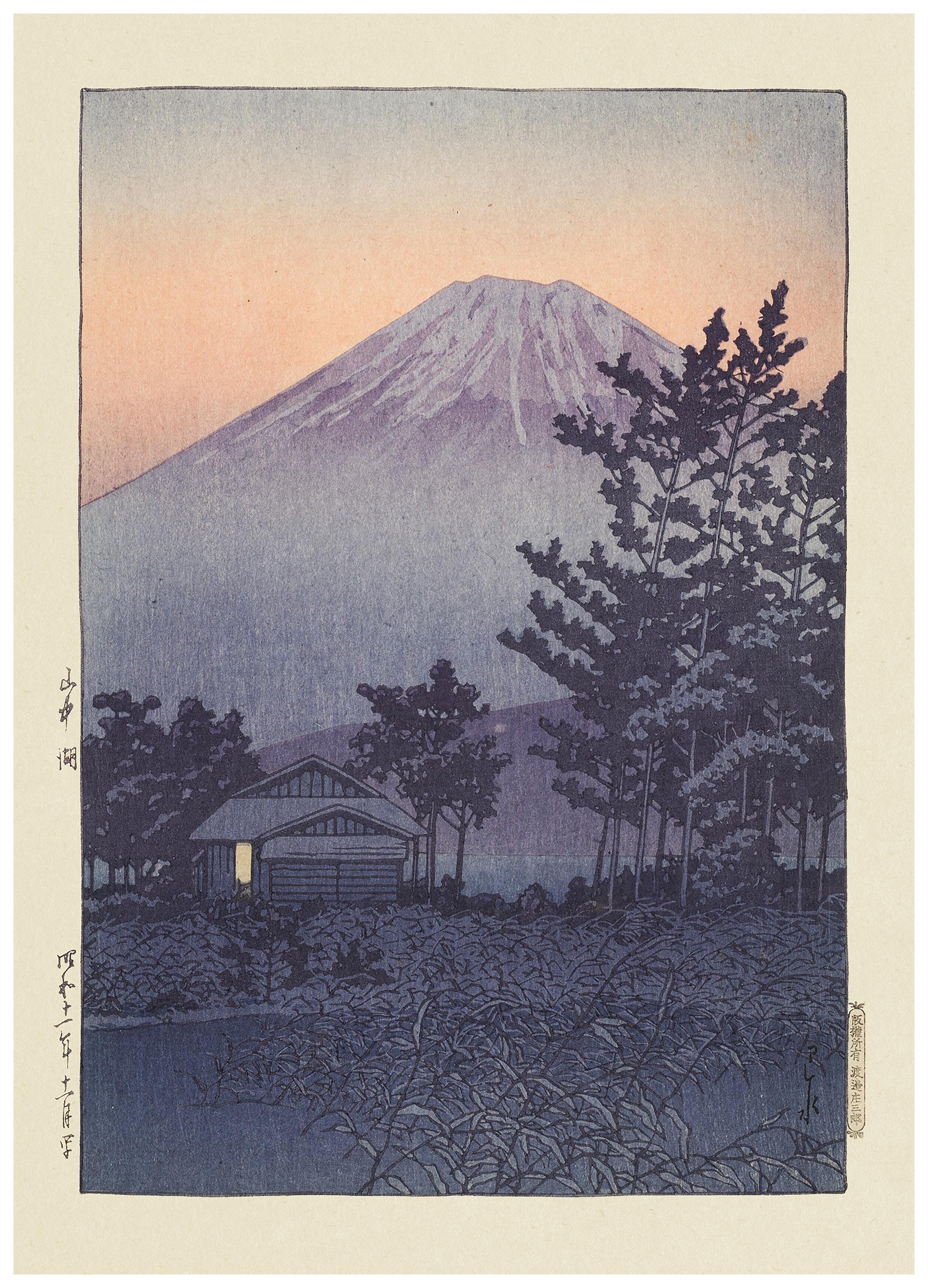 Kawase Hasui - Yamanakako Plakat (40x50 cm) - Poster Store