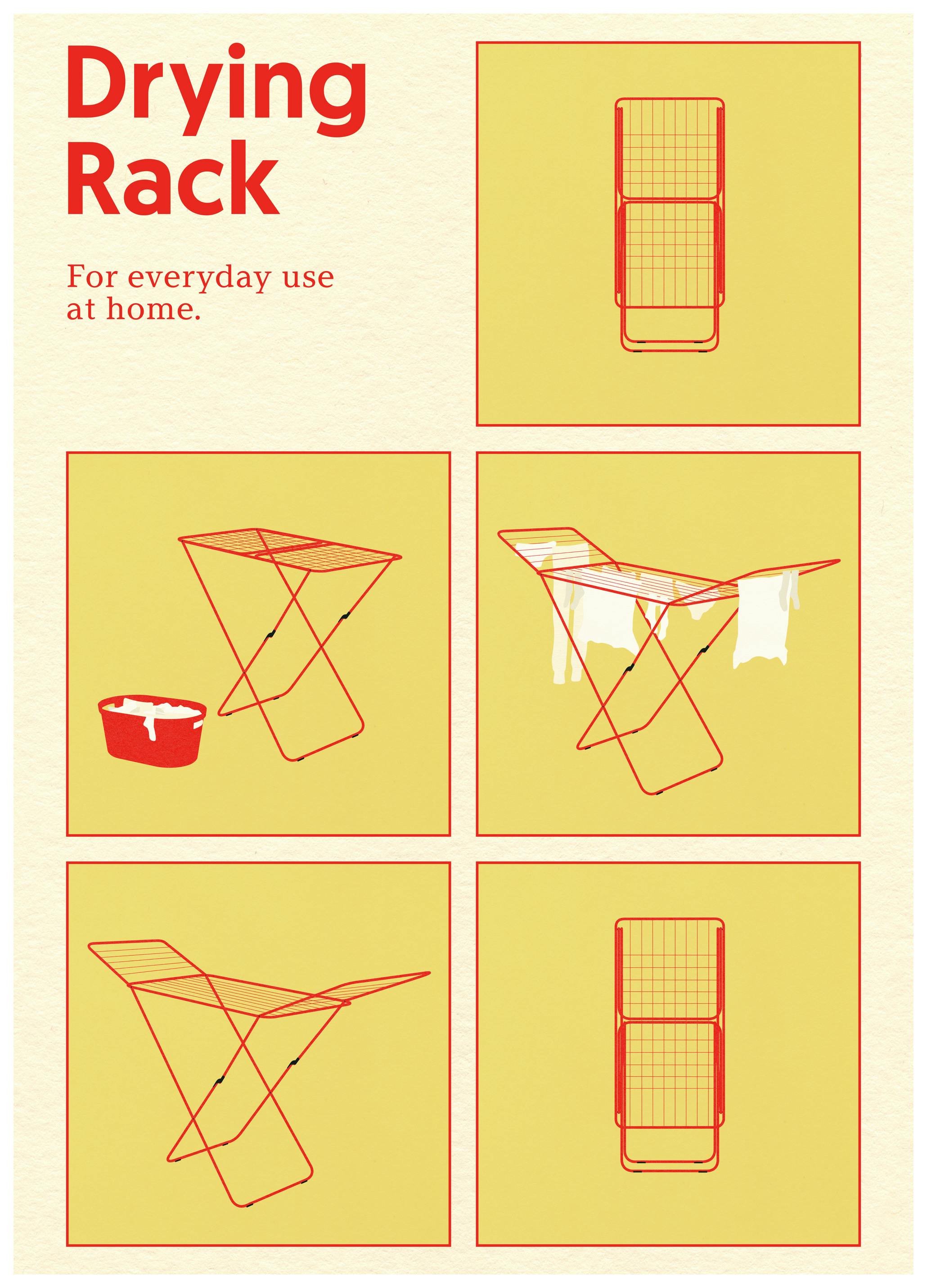 Rosi Feist - Poster Drying Rack Poster (100x150 cm) - Poster Store