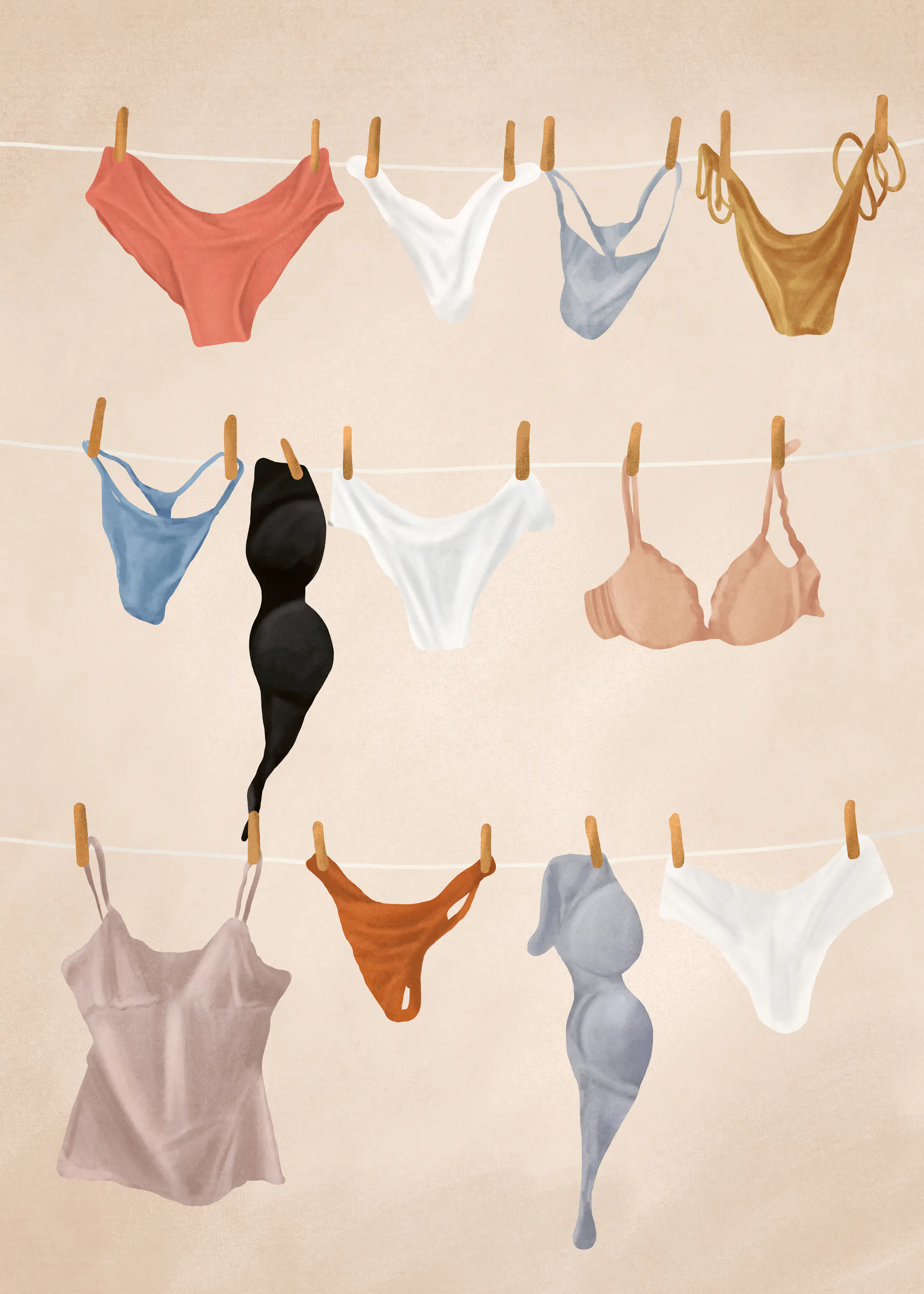 Flow Line - Lingerie On The Line Poster 0