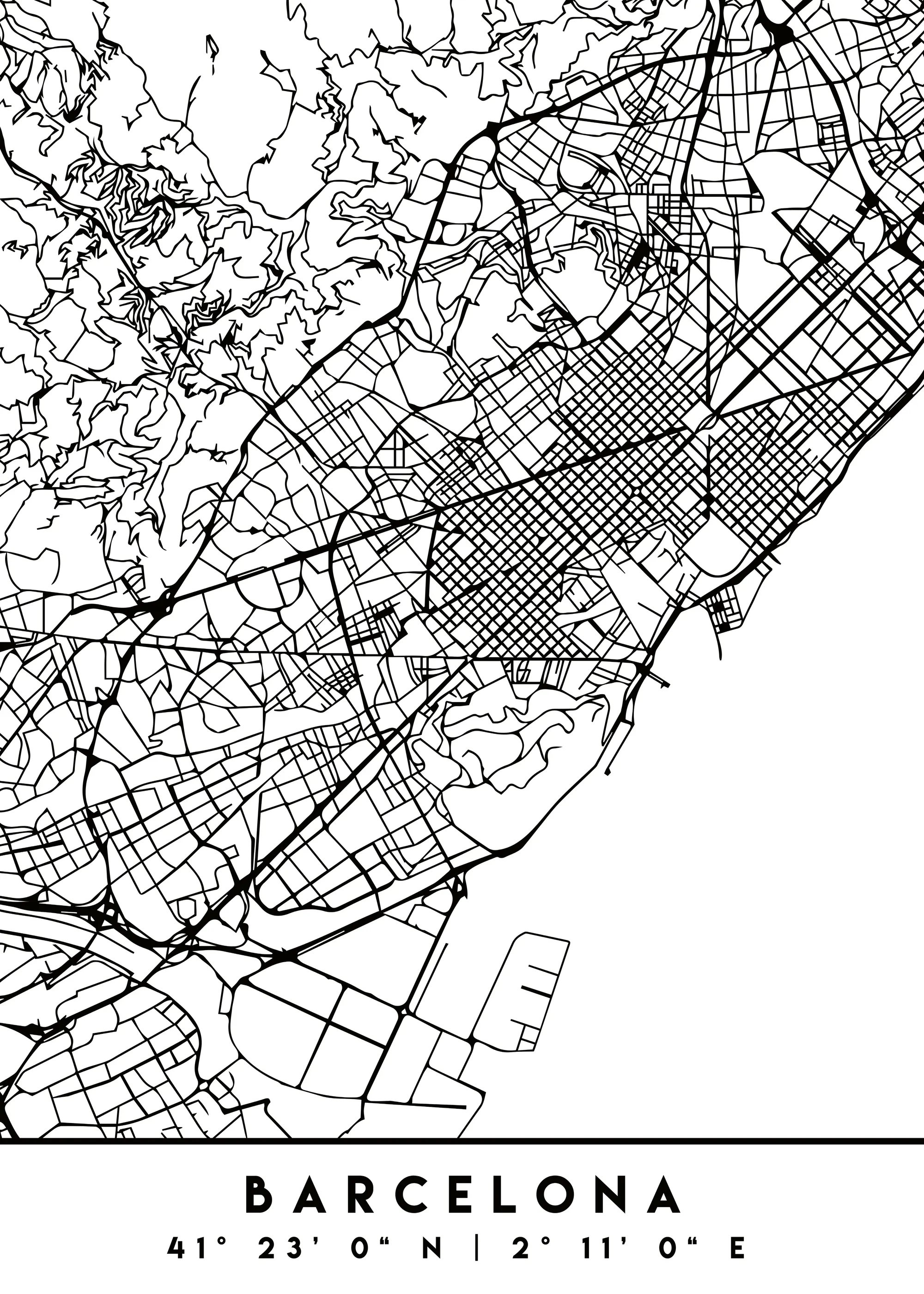 Emiliano Deificus - Black Maps 09 Poster 0