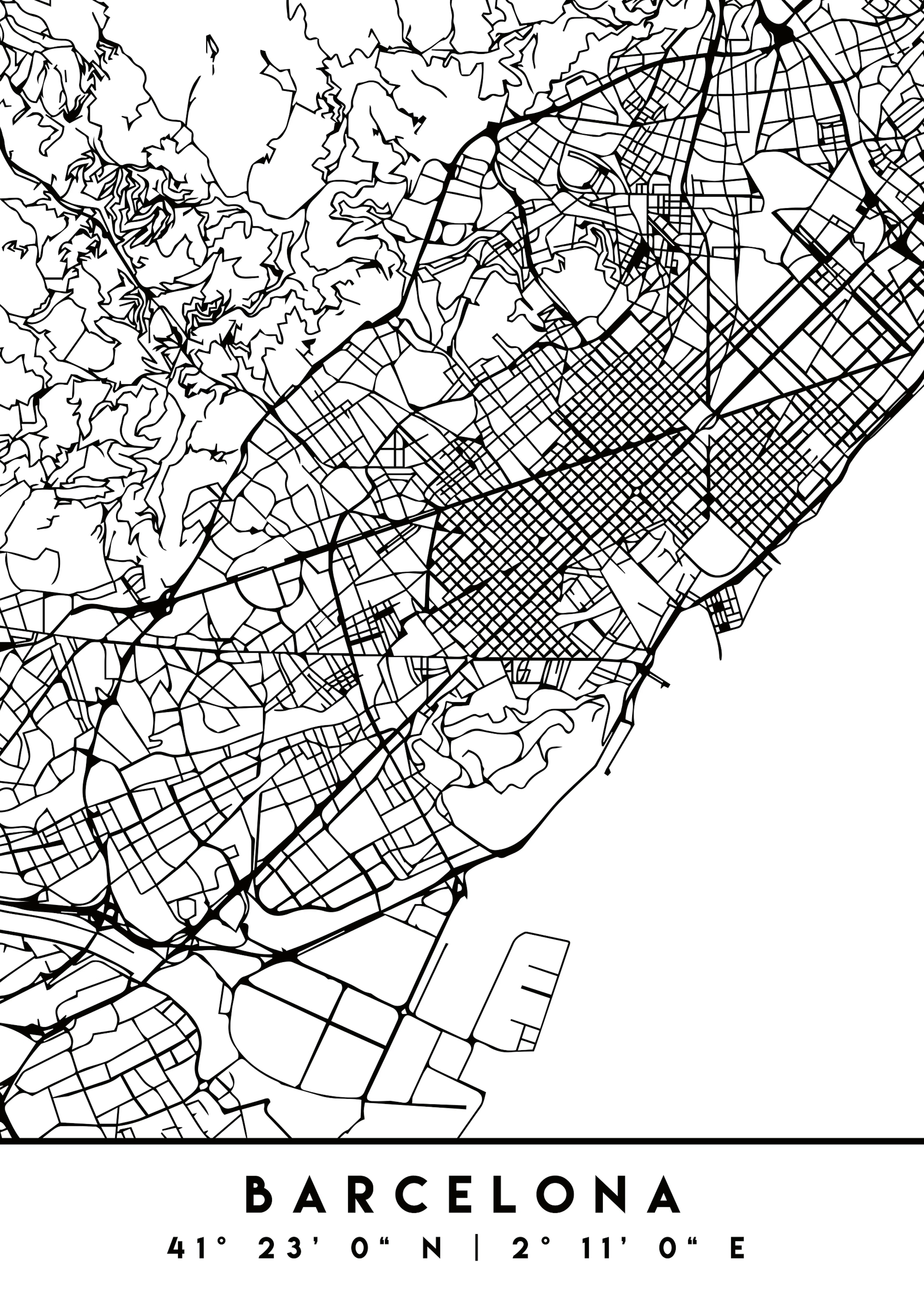 Emiliano Deificus - Black Maps 09 Poster 0