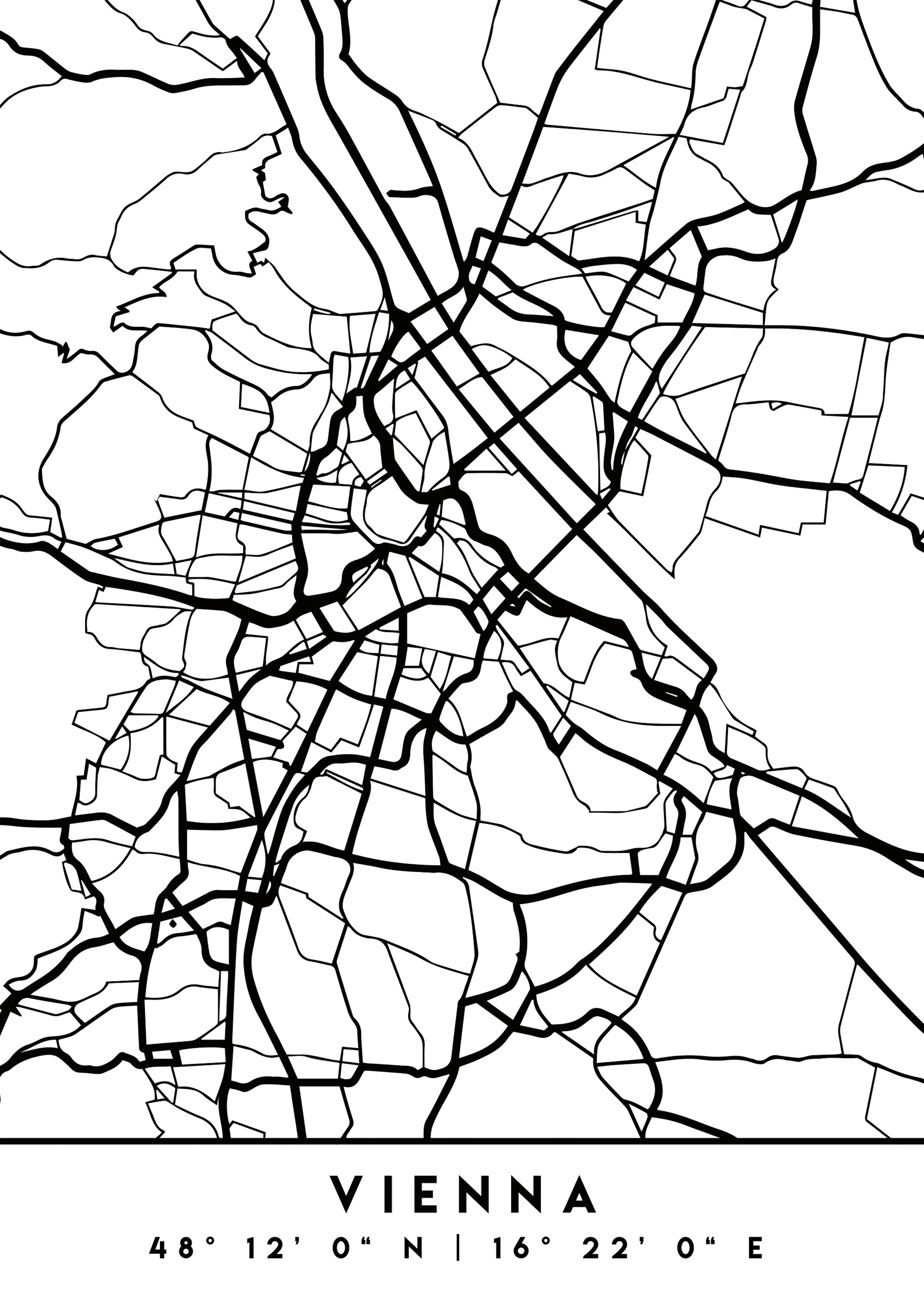 Emiliano Deificus - Vienna City Map Poster 0