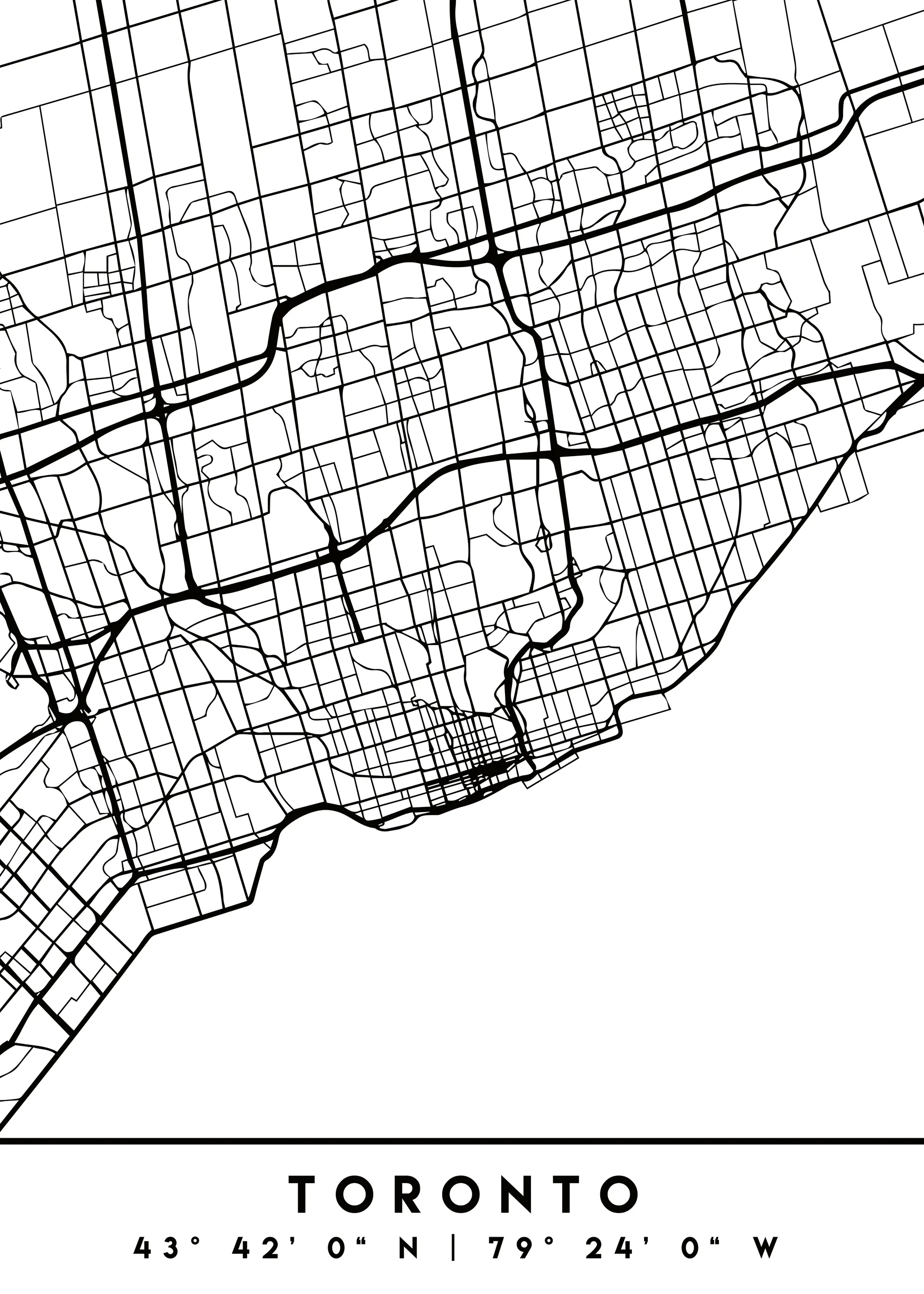 Emiliano Deificus - Toronto City Map Poster 0