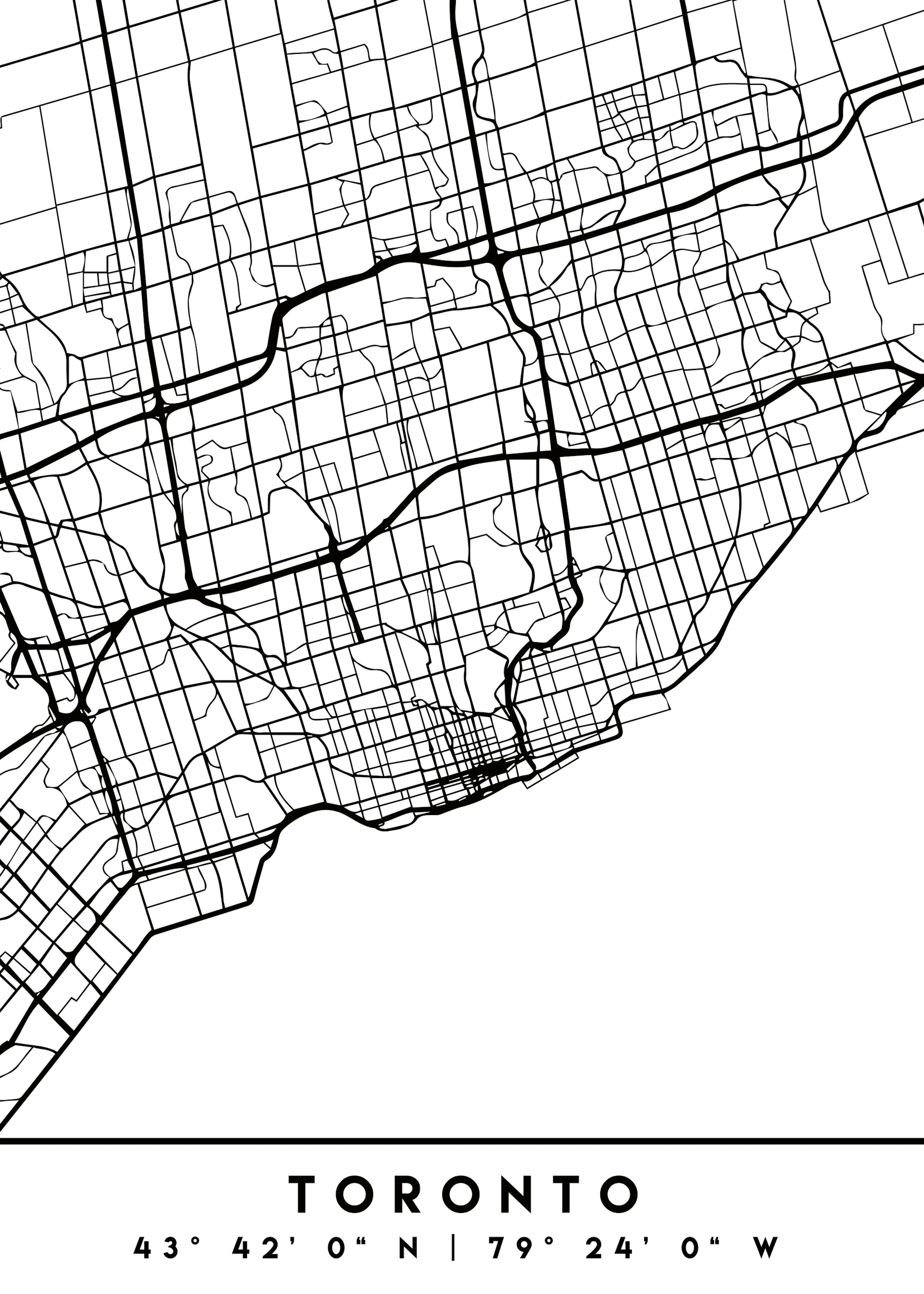 Emiliano Deificus - Toronto City Map Poster 0