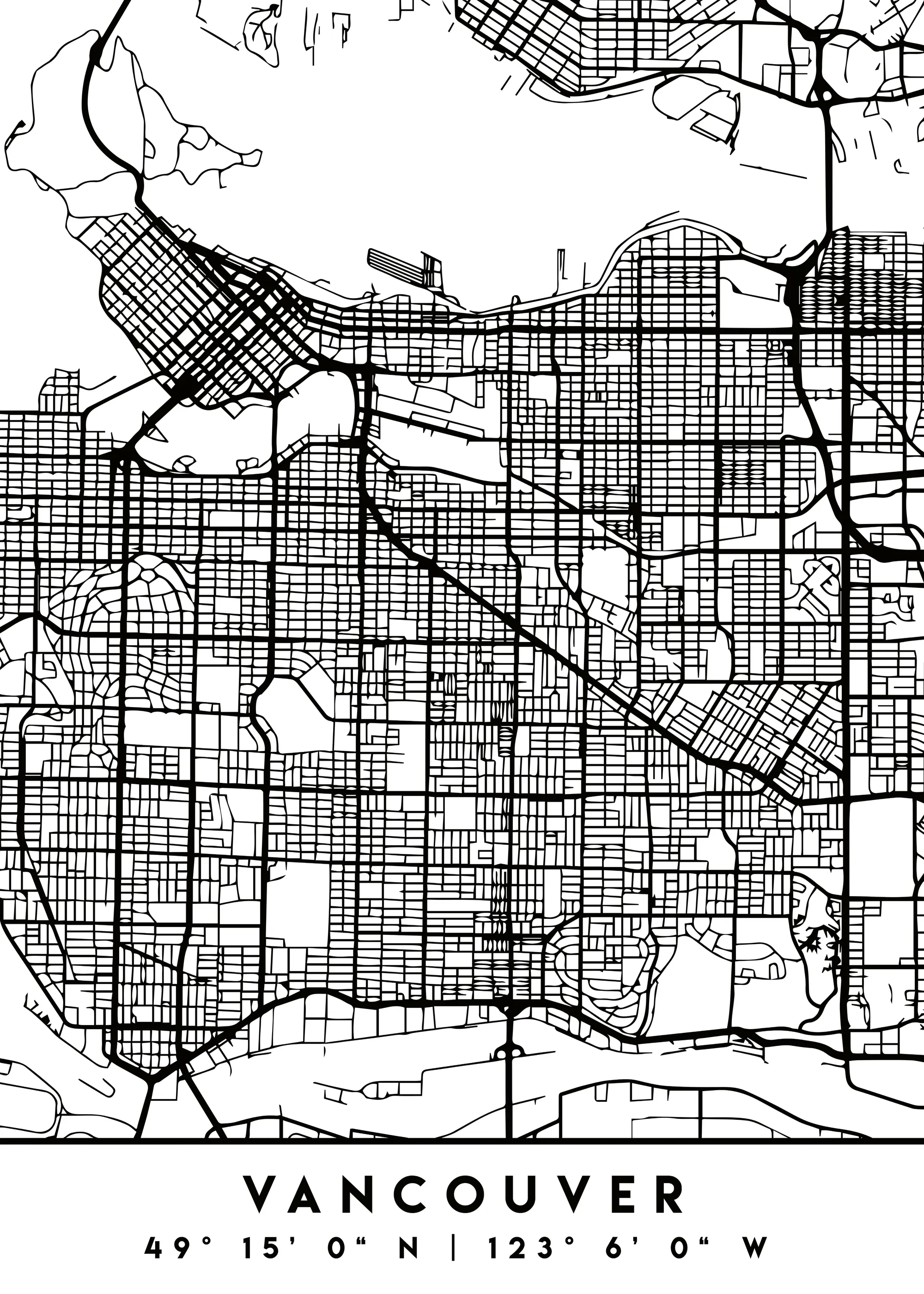 Emiliano Deificus - Vancouver City Map Poster 0