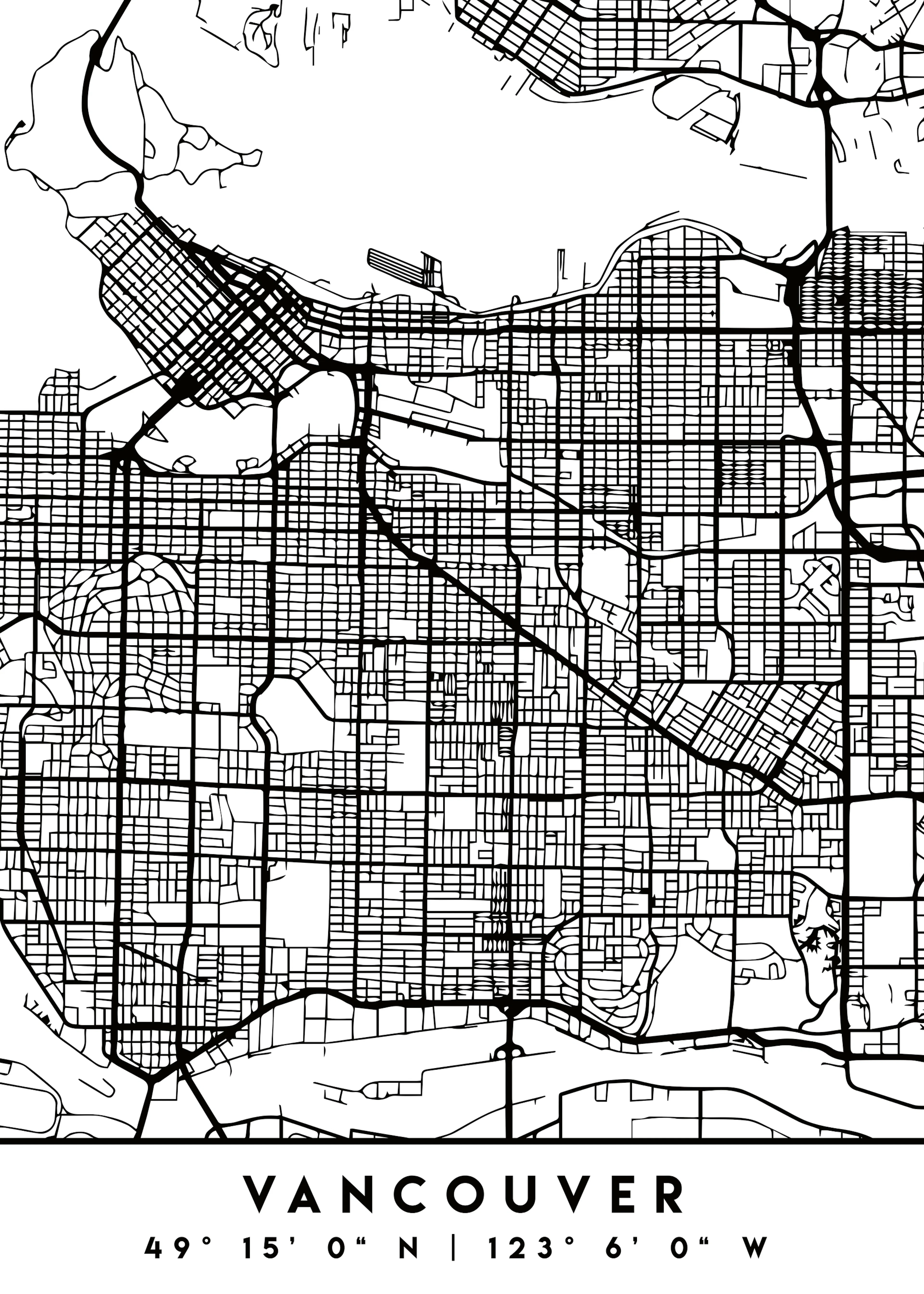 Emiliano Deificus - Vancouver City Map Poster 0