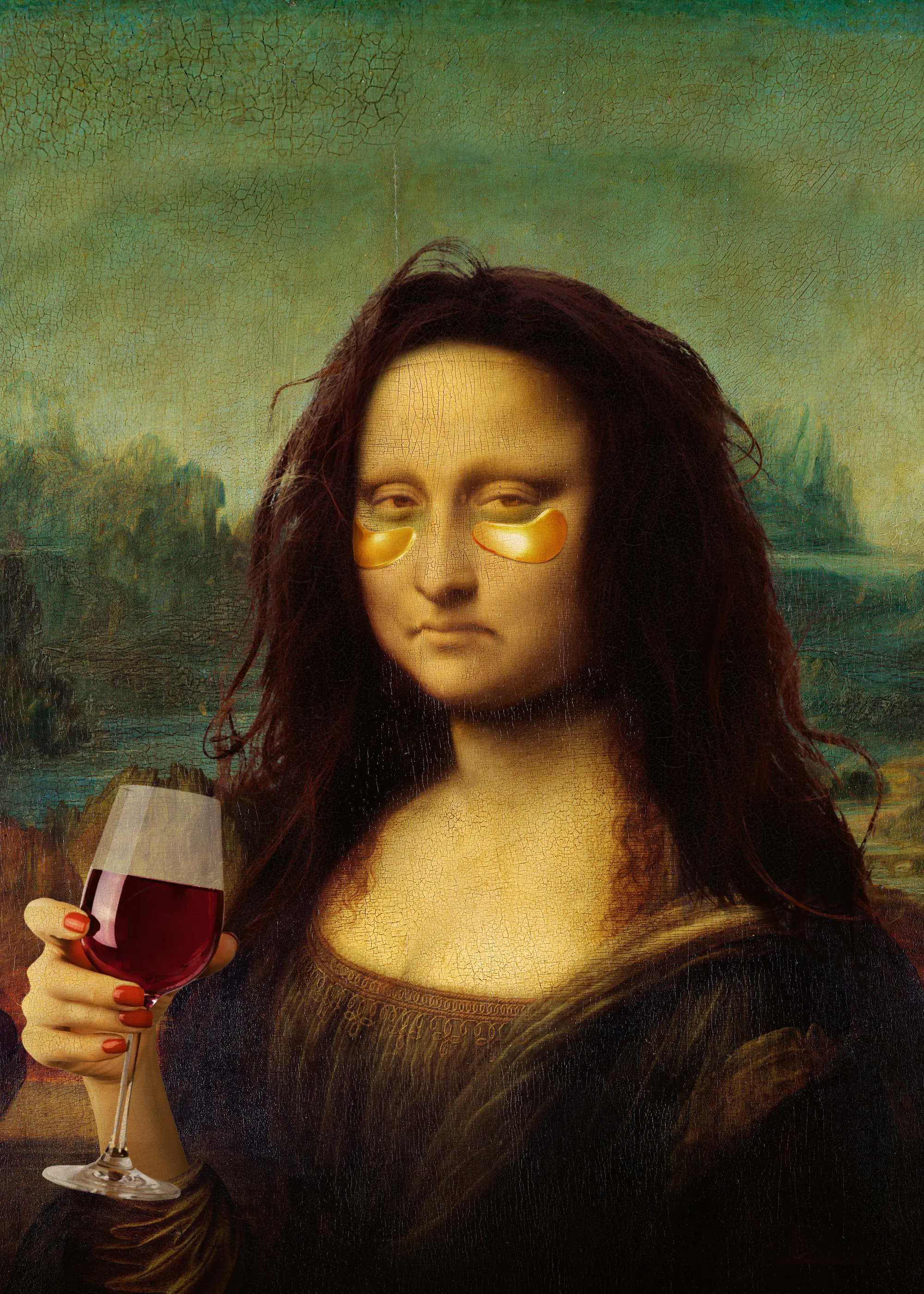 Artem Pozdniakov - Modern Mona Lisa Pihentető Poszter 0