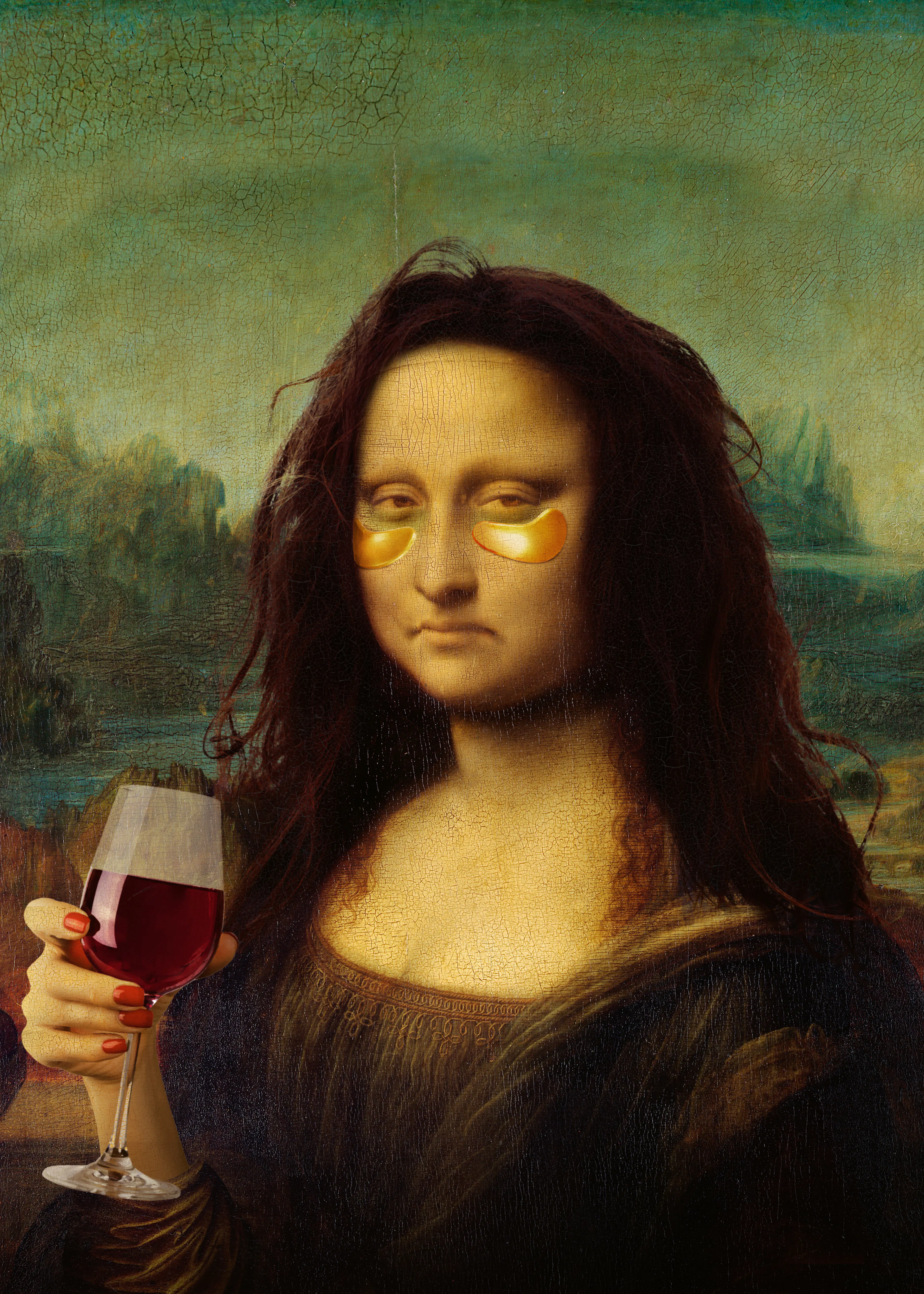 Artem Pozdniakov - Modern Mona Lisa Pihentető Poszter 0