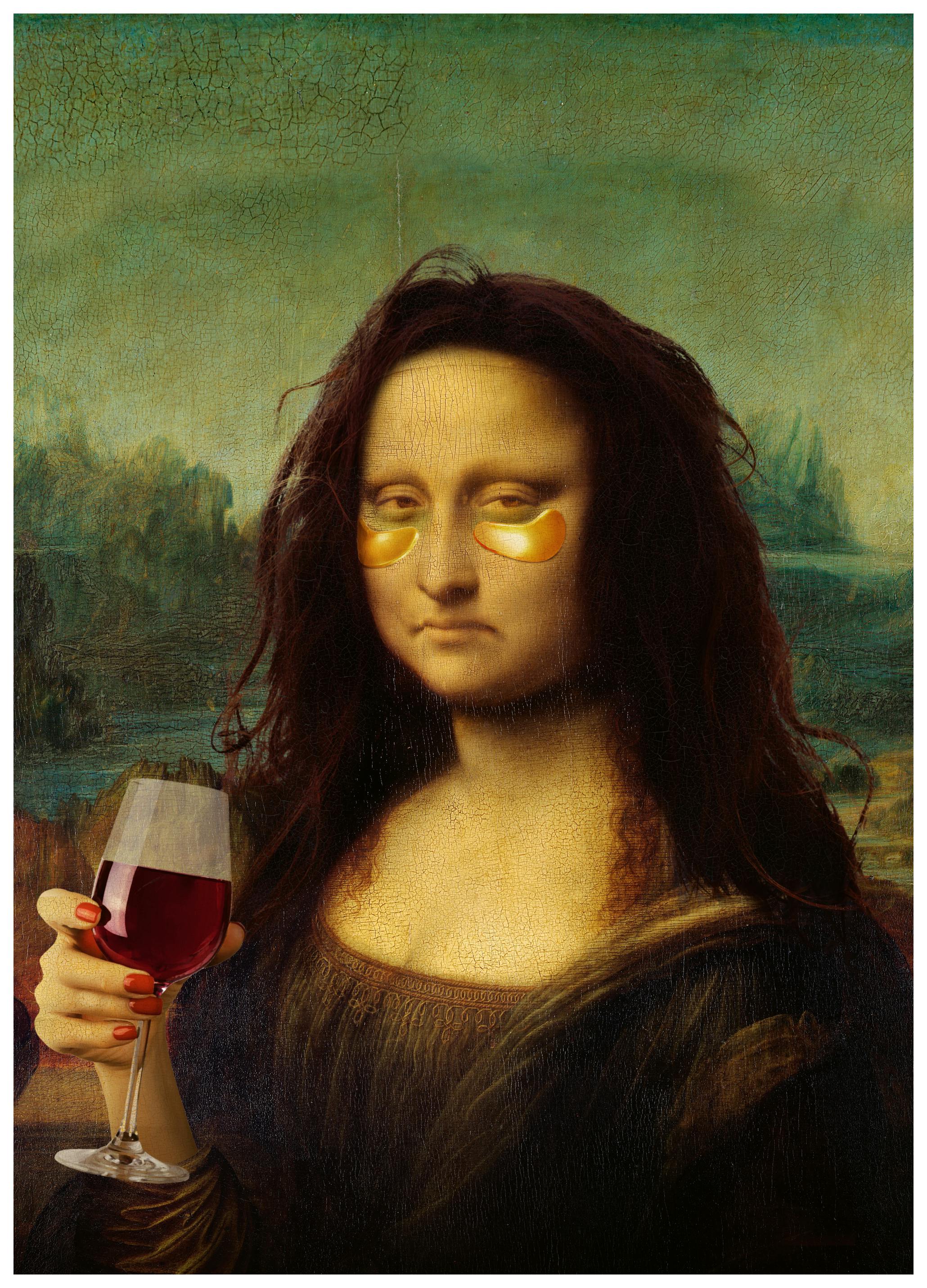 Artem Pozdniakov - Moderne Mona Lisa Avslappende Plakat (50x50 cm) - Poster Store