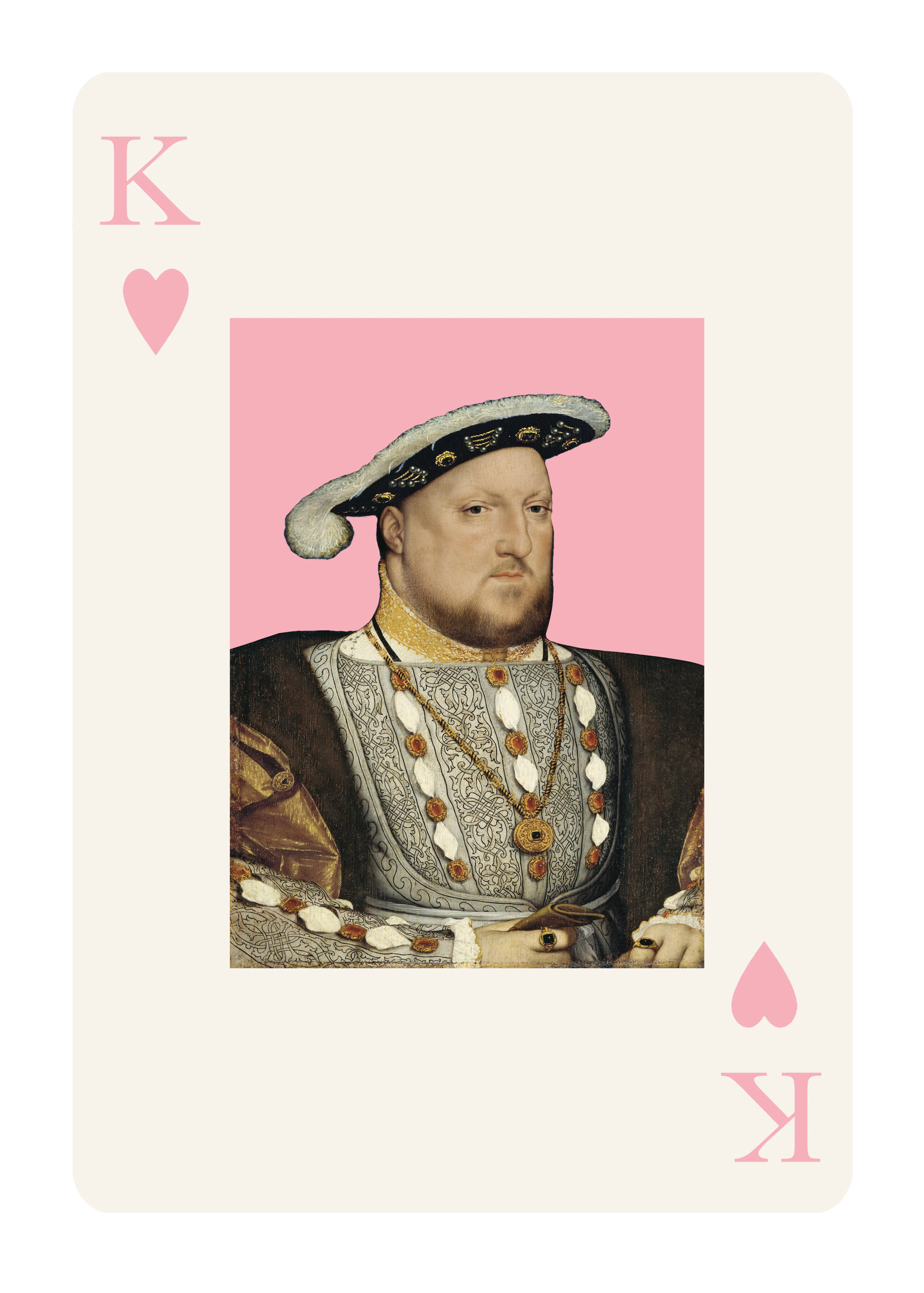 Talitha McQueen - Pink King of Hearts Poster 0