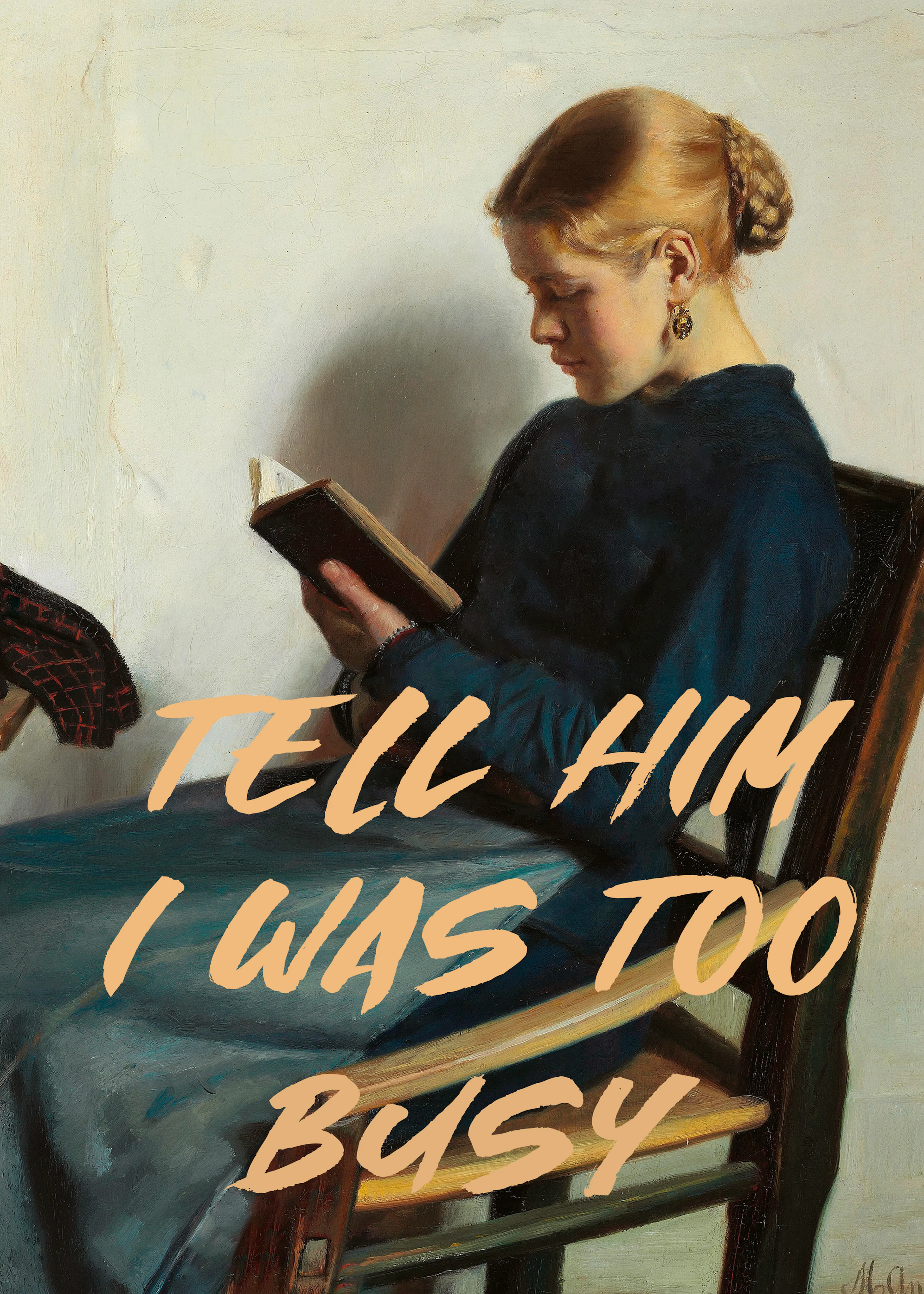 The Art Concept - Too Busy Reading Poster 0