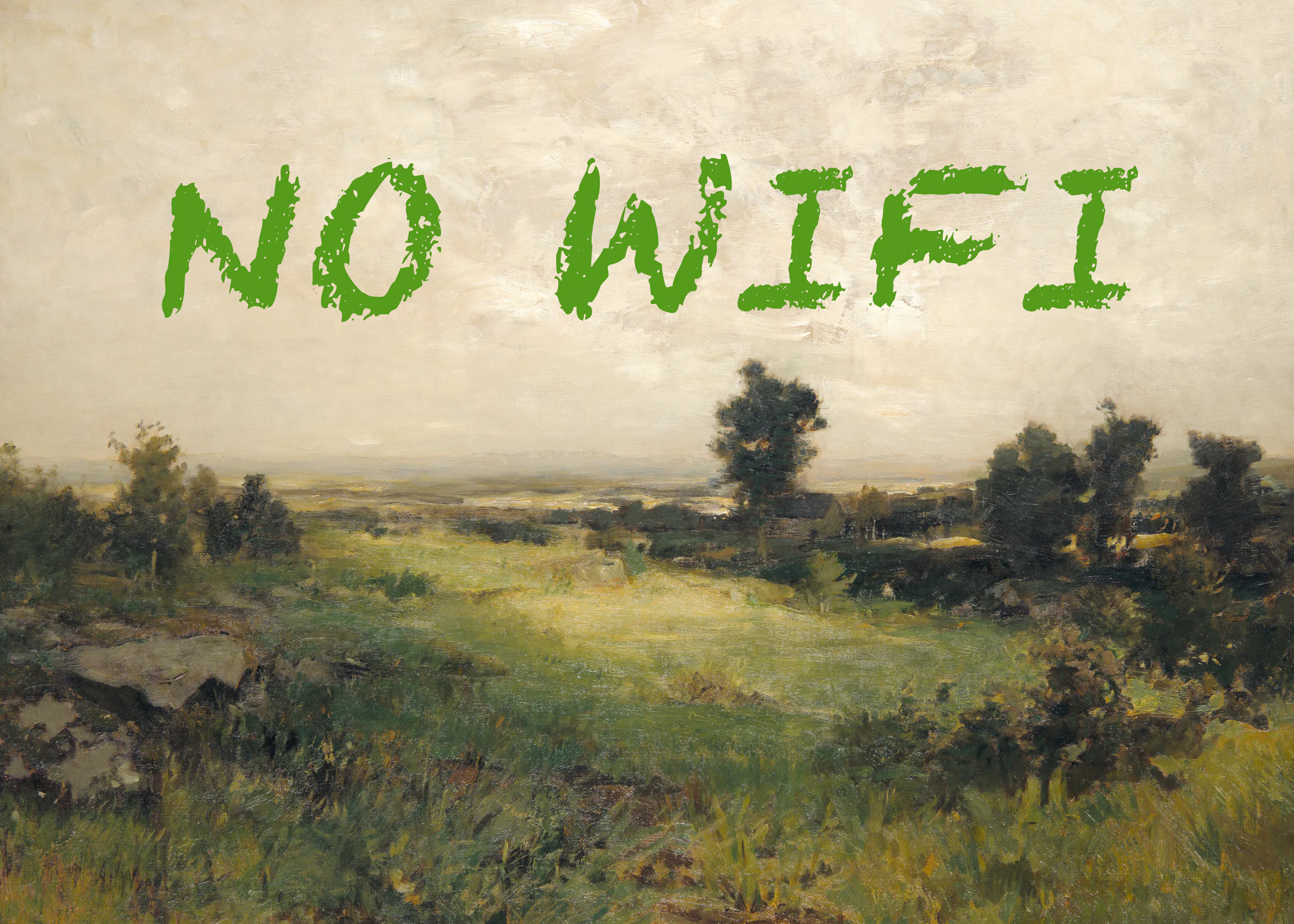 The Art Concept - Classic Landscape No Wifi ポスター 0