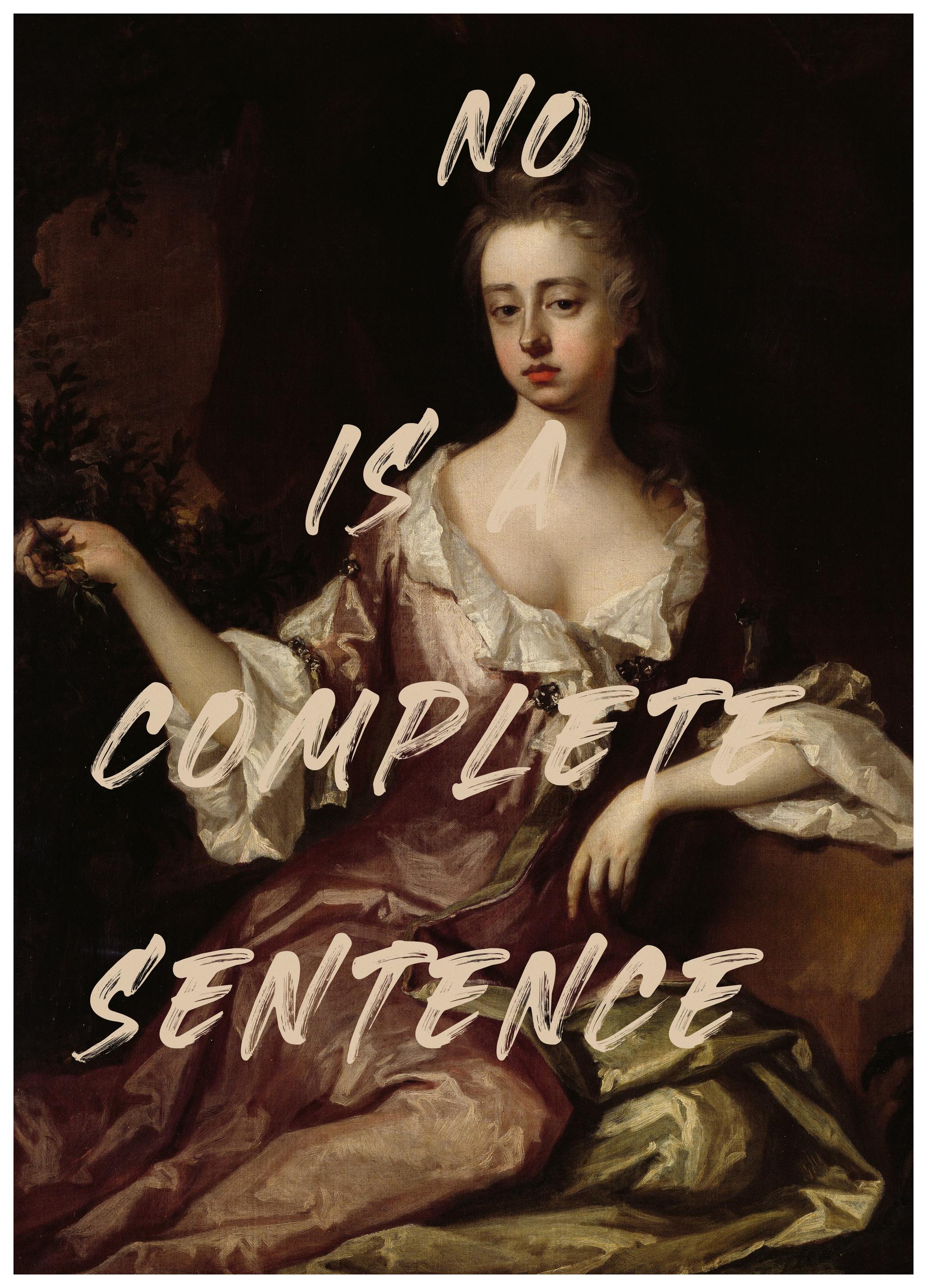 The Art Concept - Portret z wzmacniającym cytatem Plakat (70x100 cm) - Poster Store