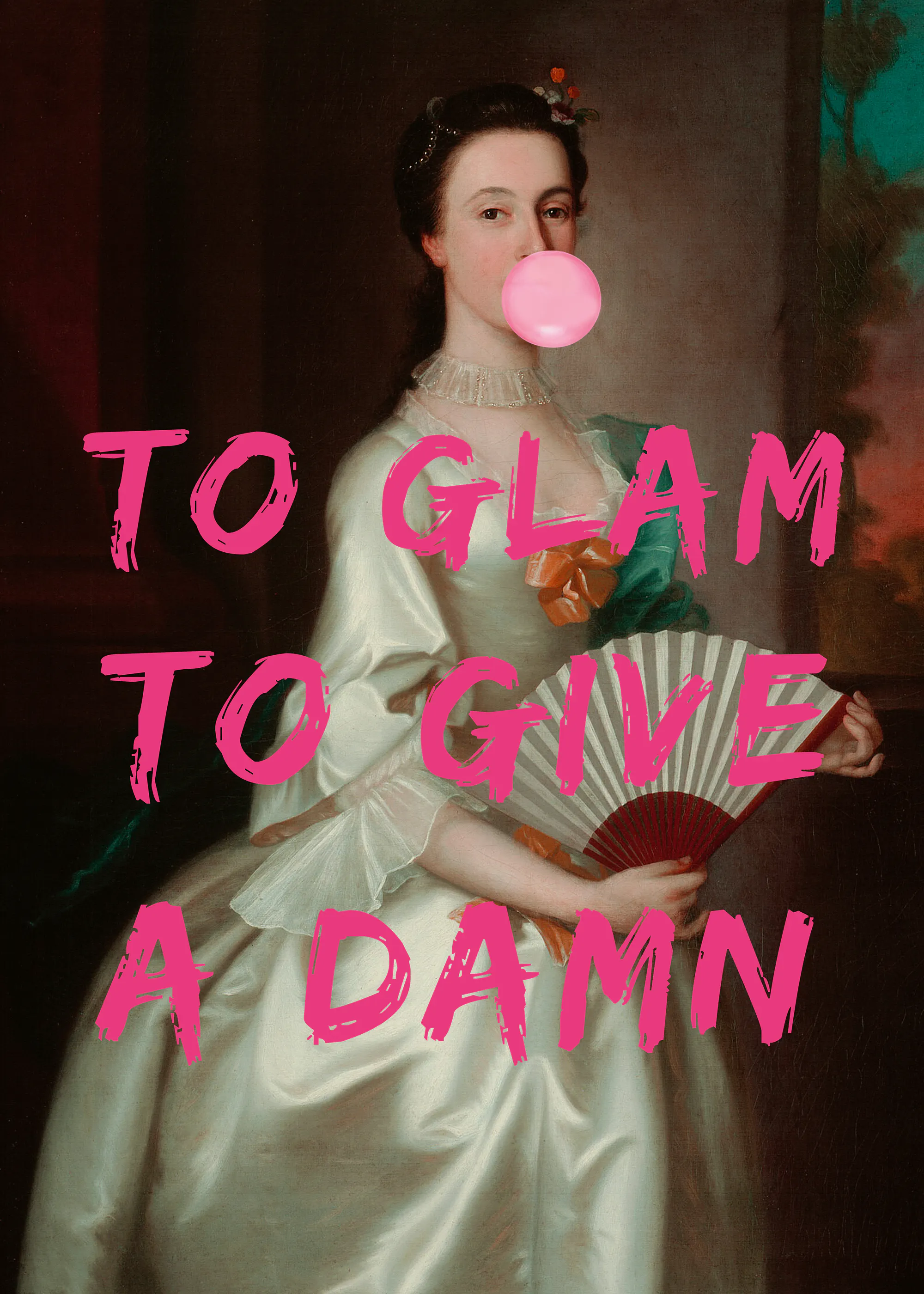 The Art Concept - Sassy Bubblegum Portrait ポスター 0