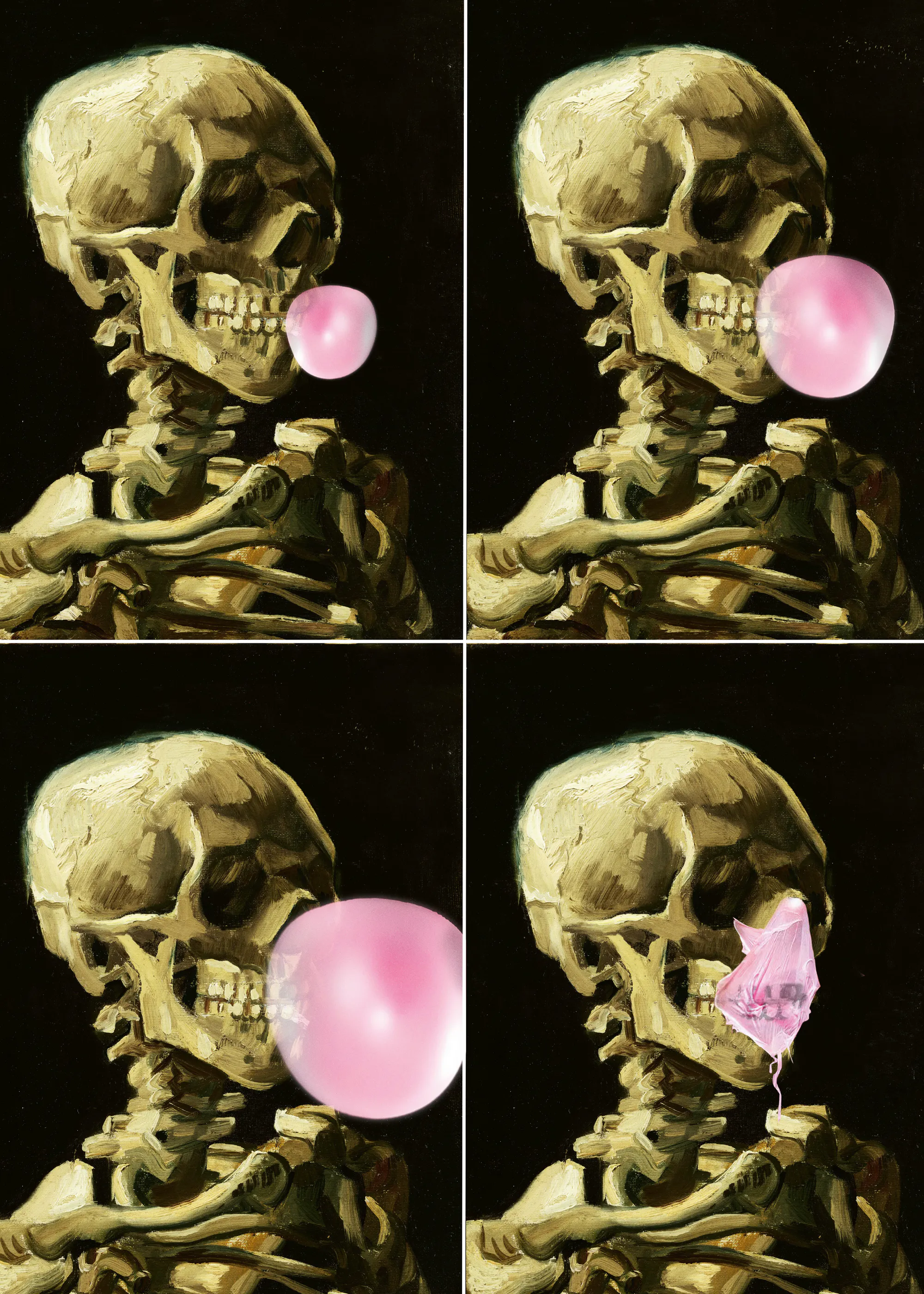 Dikhotomy - Skull Gum Explosion Poster 0