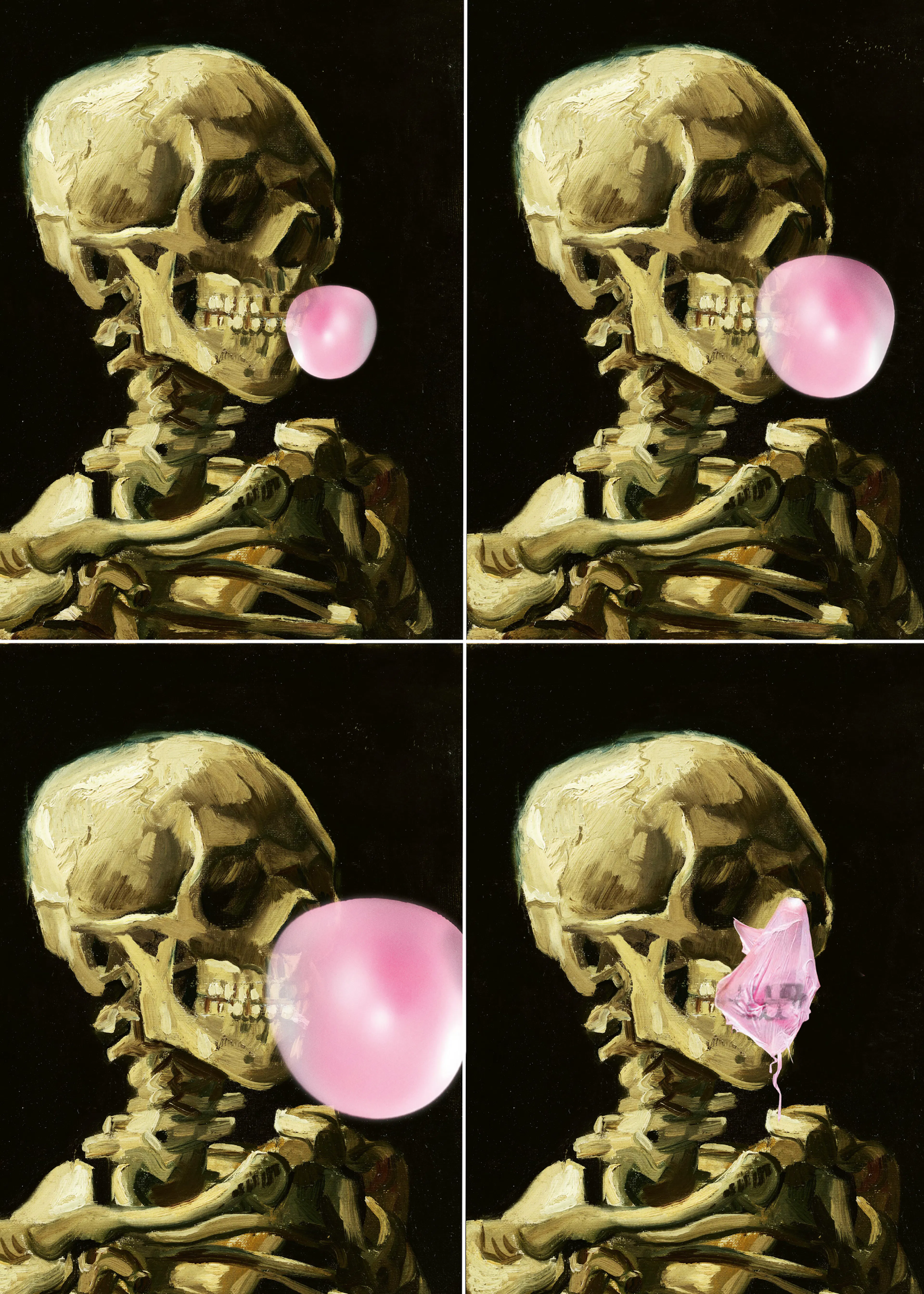 Dikhotomy - Skull Gum Explosion Poster 0