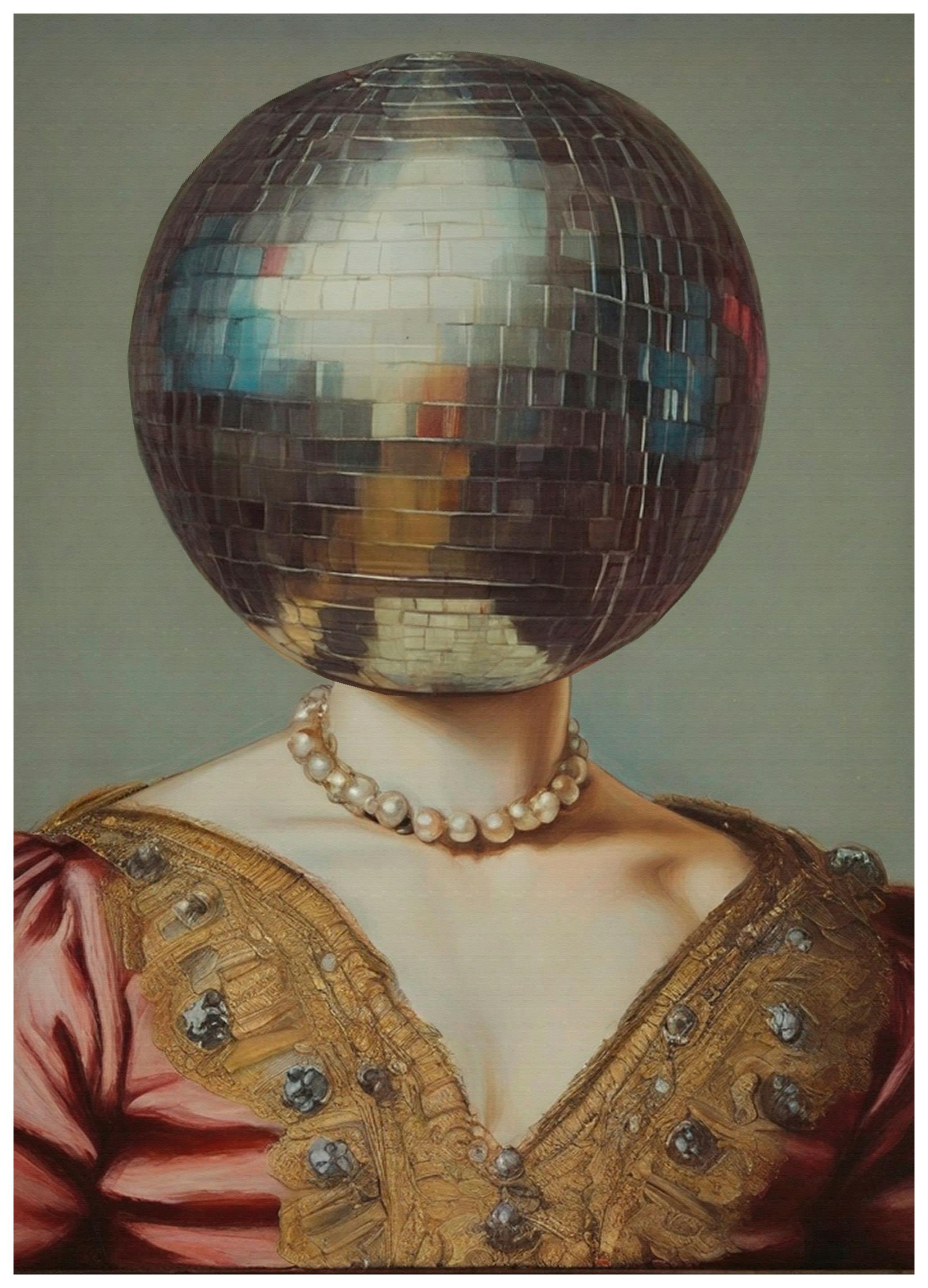 The Art Concept - Glamouröses Disco Porträt Poster (70x100 cm) - Poster Store