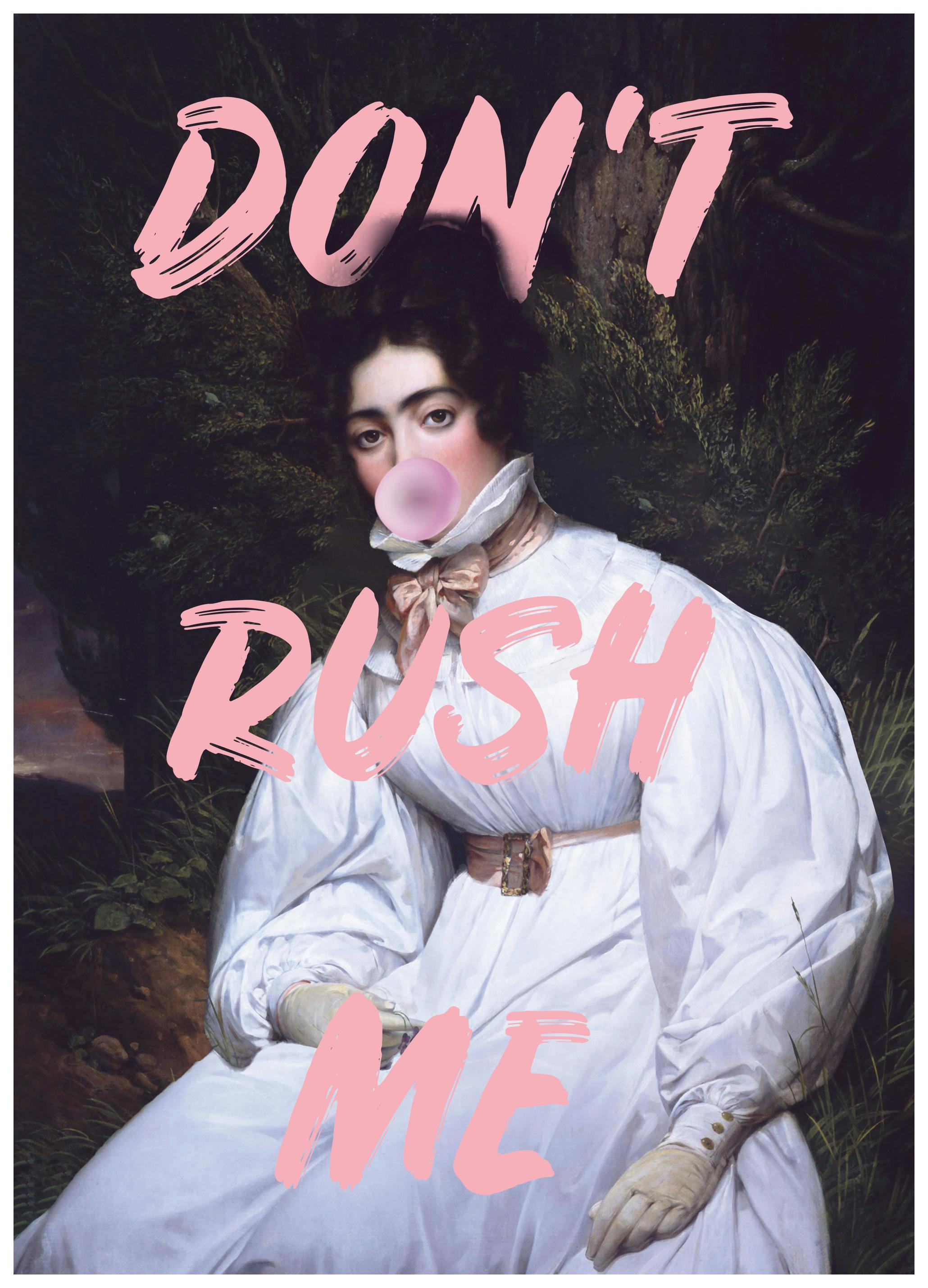 Talitha McQueen - Freche Lady Pink Blase Poster (21x30 cm) - Poster Store
