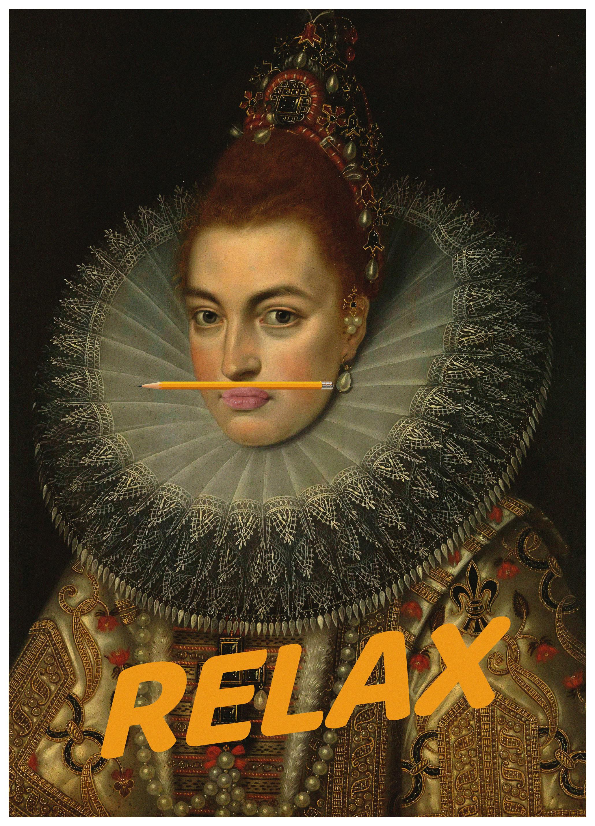 The Art Concept - Regal Pencil Relax Poster (21x30 cm) - Poster Store