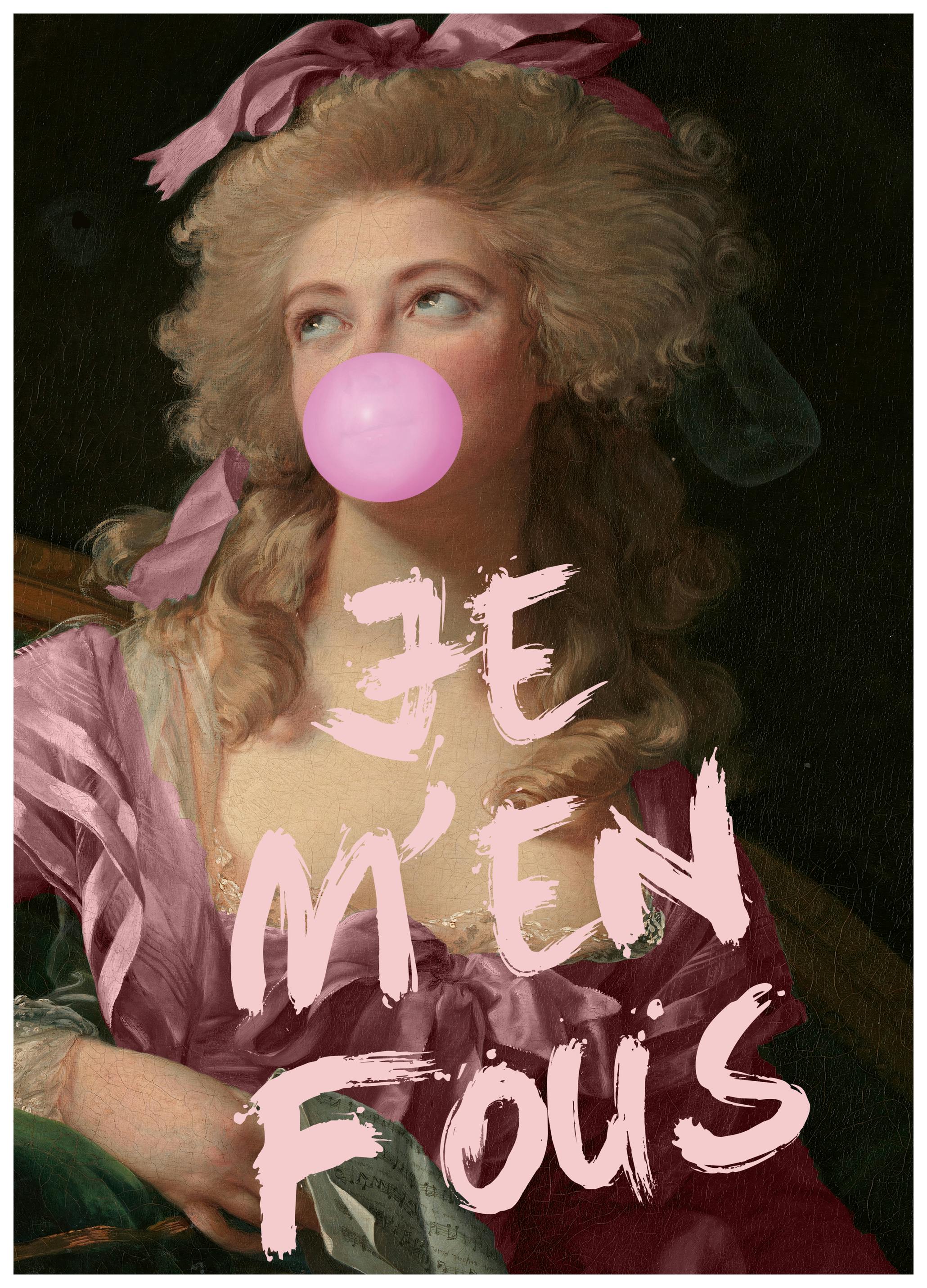 Talitha McQueen - Rococo Bubblegum Attitude Poster (70x100 cm) - Poster Store