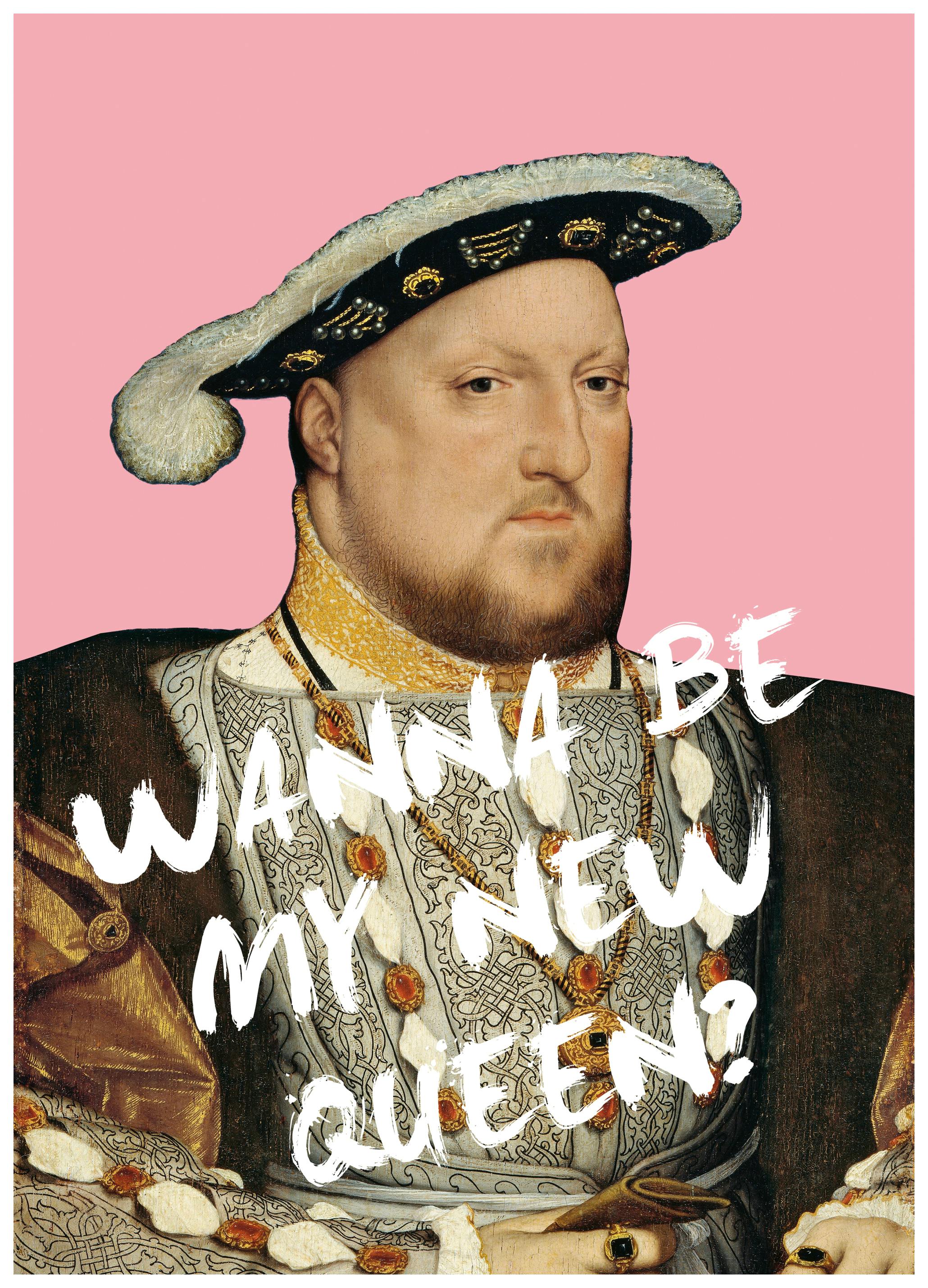 Talitha McQueen - Koning Hendrik VIII nieuwe koningin Poster (70x100 cm) - Poster Store
