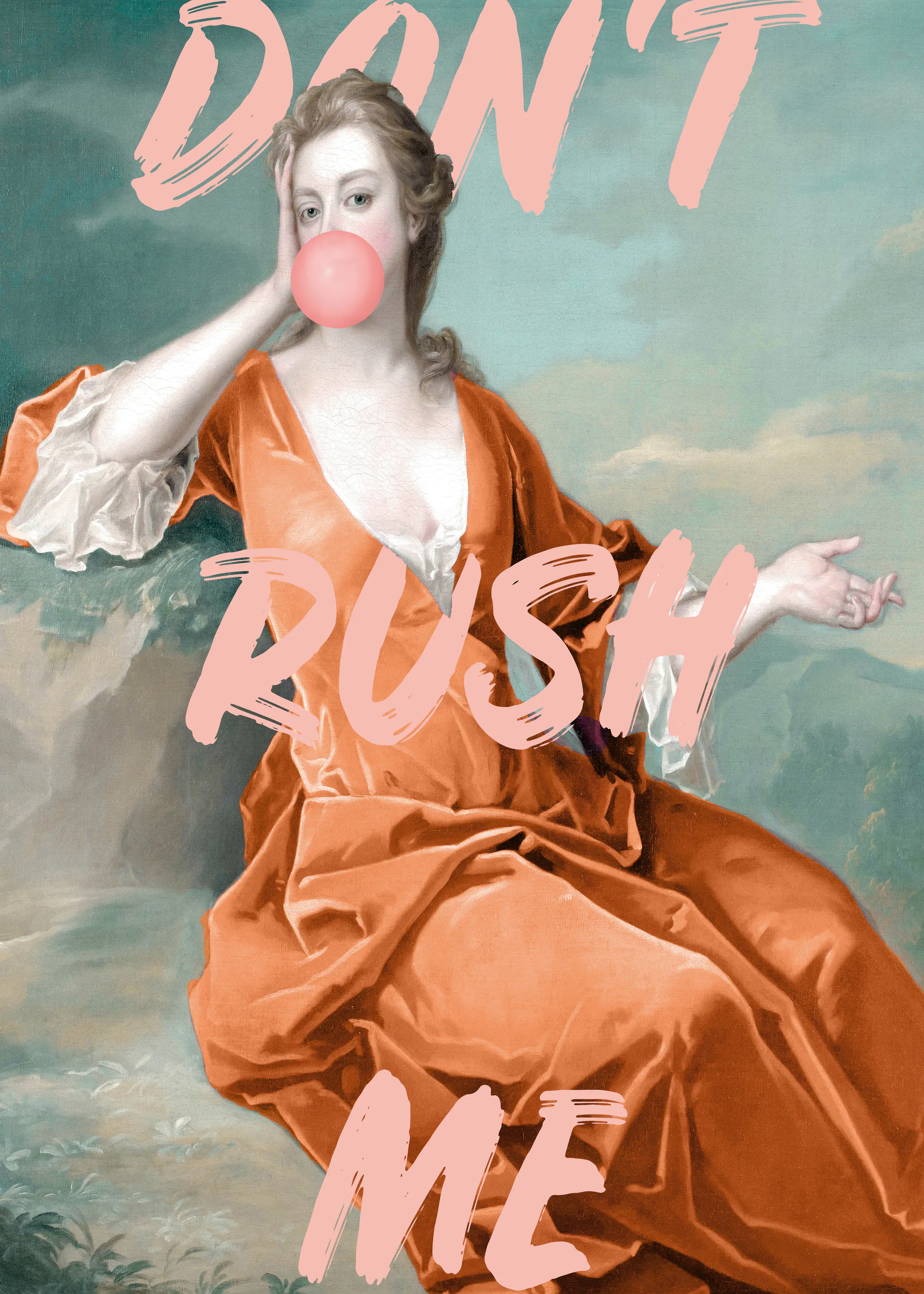 Talitha McQueen - Sassy Bubble Gum Portrait Poster 0