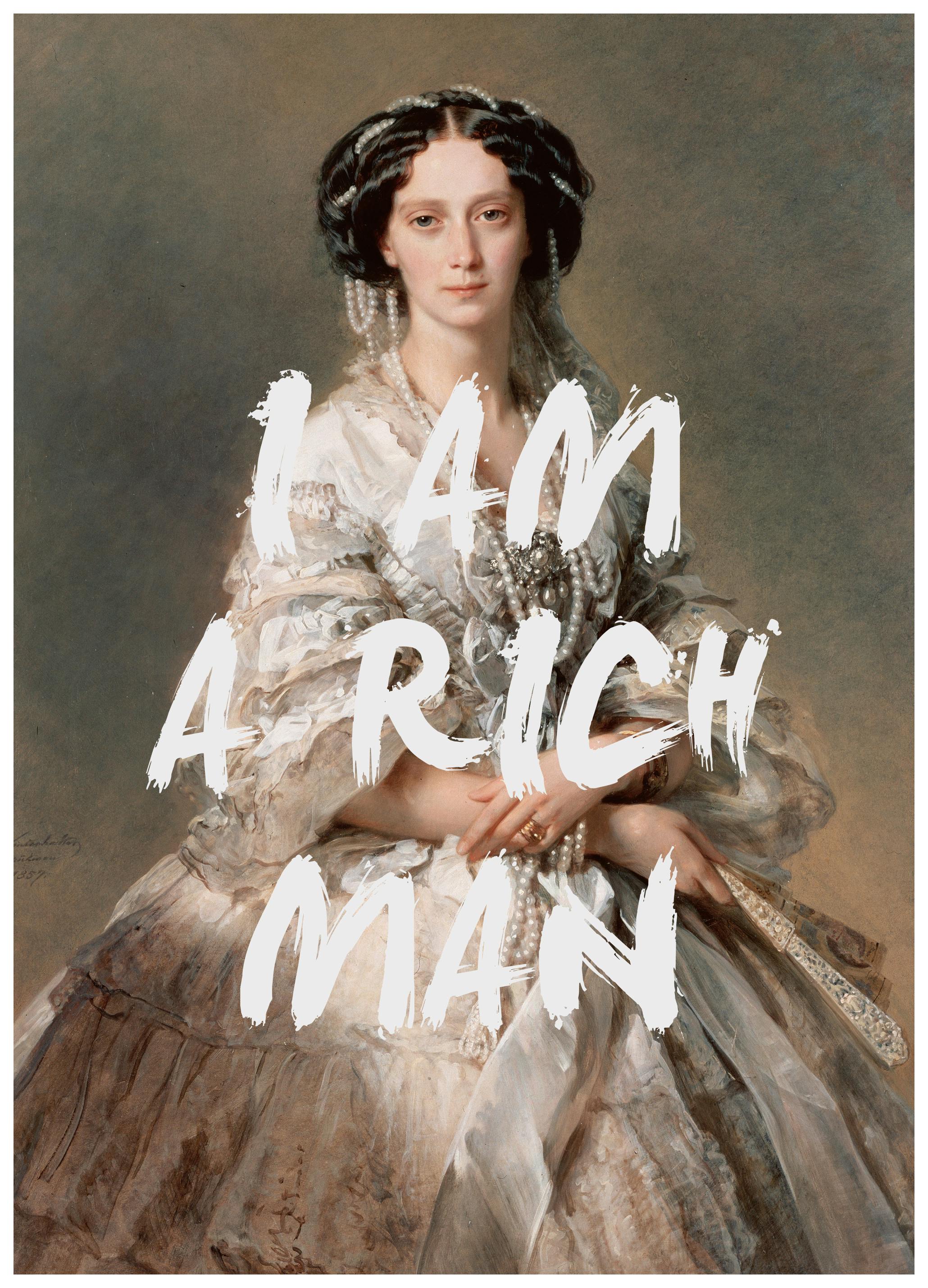 Talitha McQueen - Elegante Rijke Man Portret Poster (70x100 cm) - Poster Store