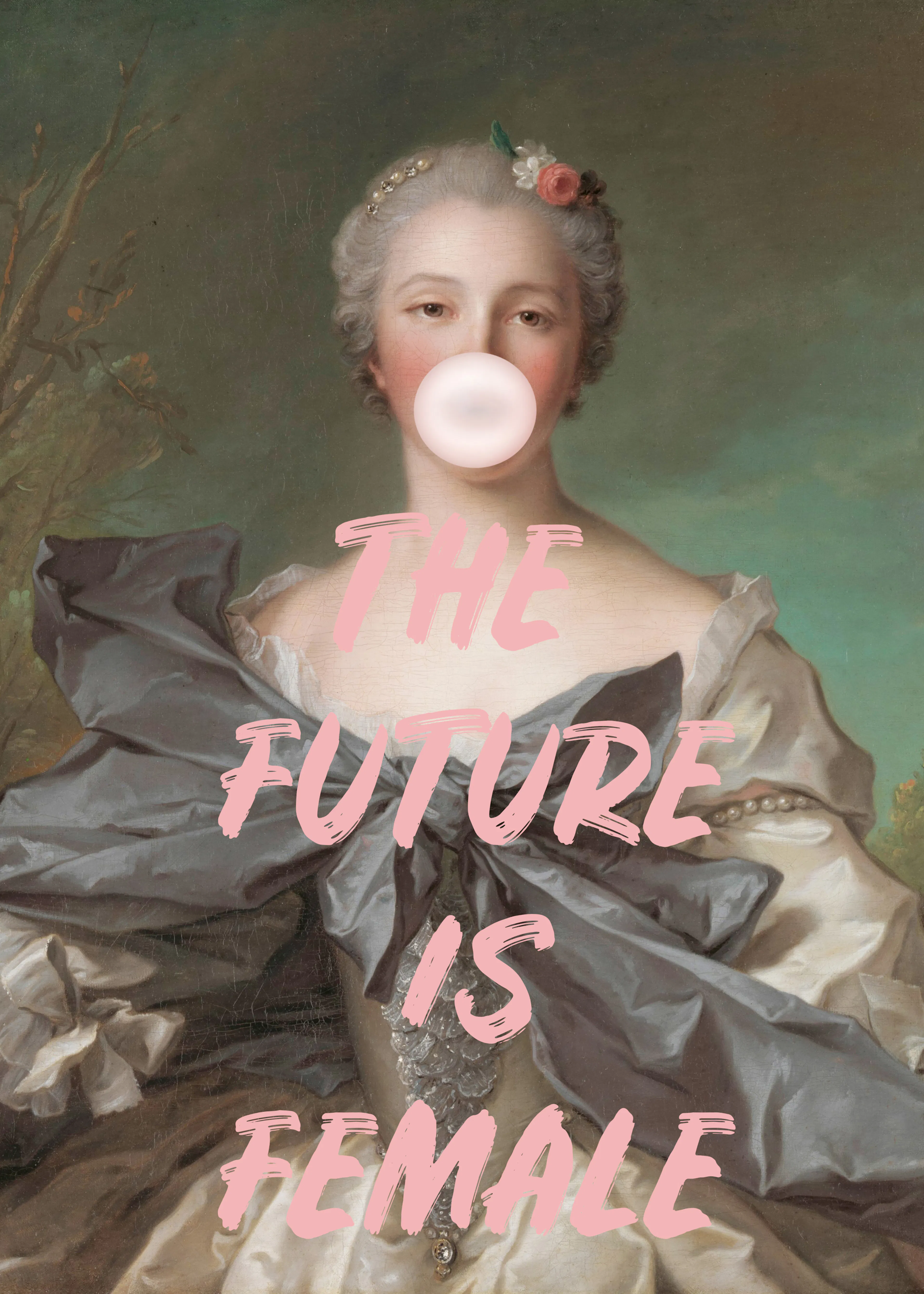 Talitha McQueen - Bubblegum Lady Portrait Poster 0