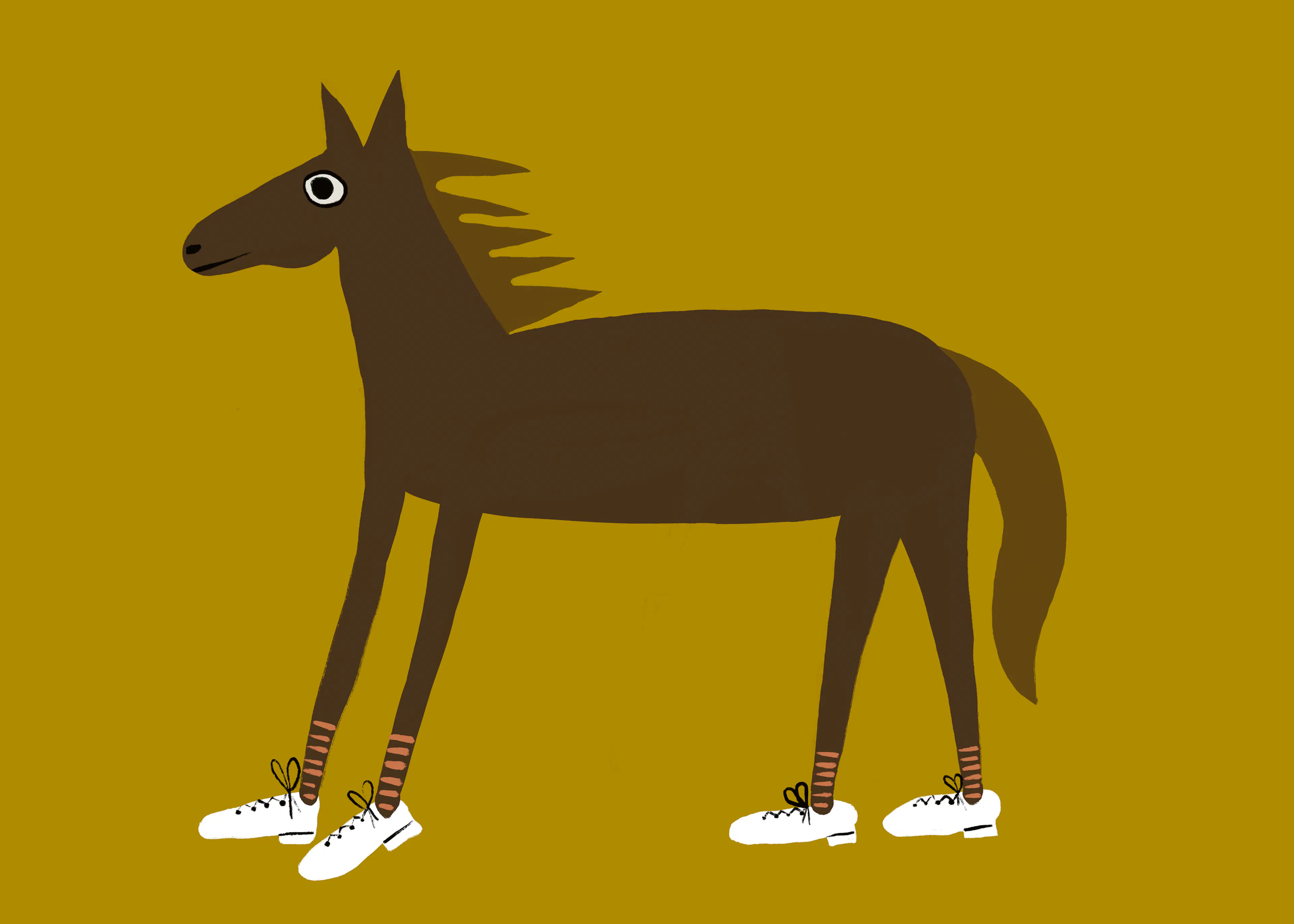 Sharyn Bursic - Horse In Sneakers ポスター 0