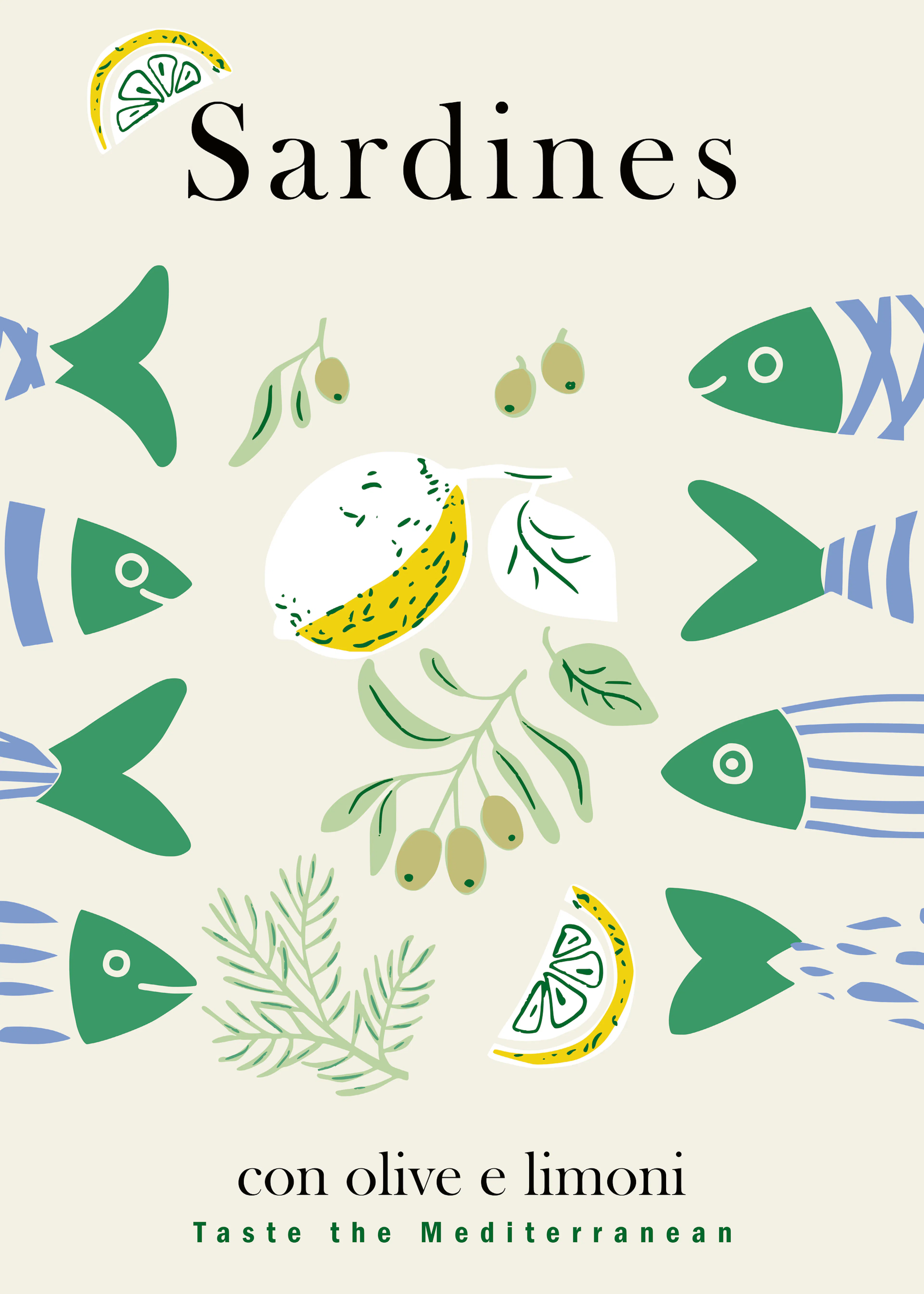 Annick - Sardines Olives Lemons Plakat 0